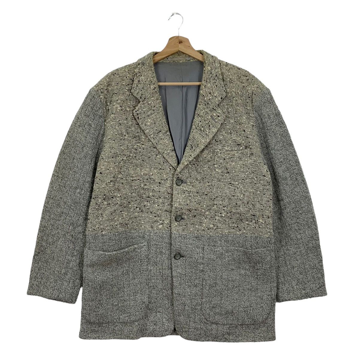 Lanvin Vintage Lanvin Wool Coat Button Jacket Size US XL / EU 56 / 4 - 1 Thumbnail