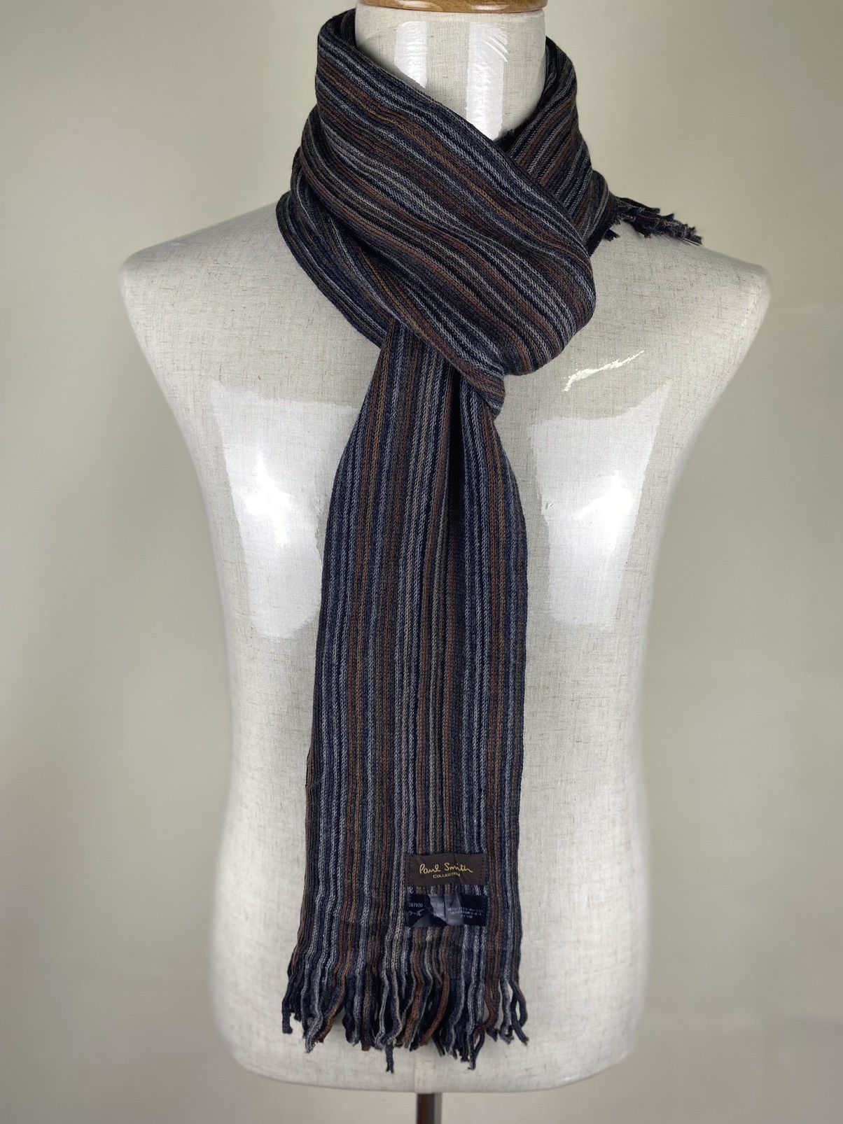 Paul Smith Paul Smith Stripe Scarf Muffler Size ONE SIZE - 2 Thumbnail