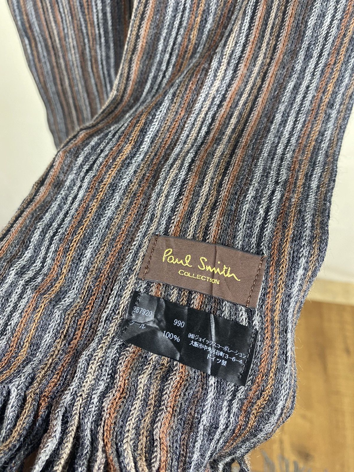 Paul Smith Paul Smith Stripe Scarf Muffler Size ONE SIZE - 3 Thumbnail