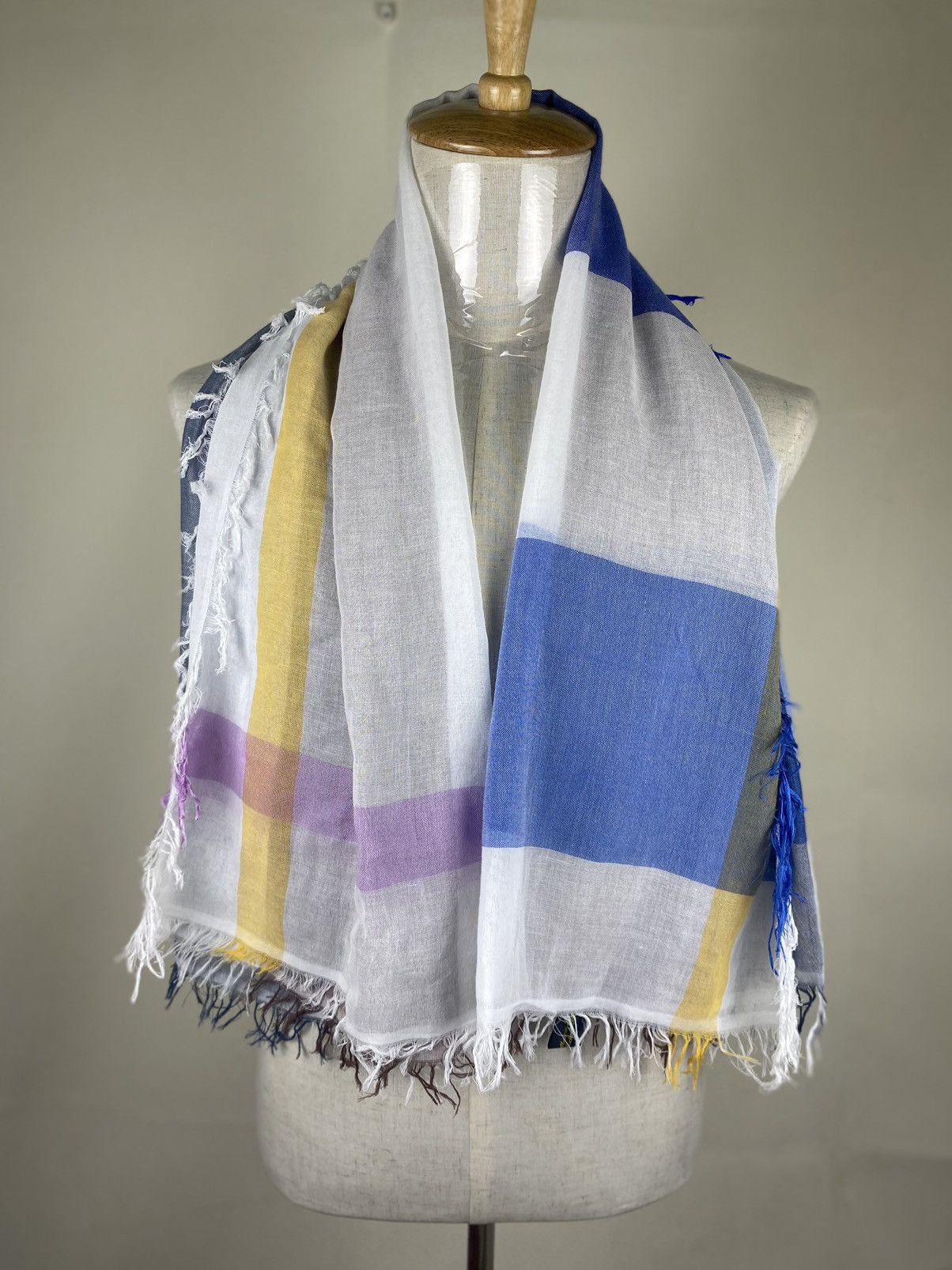 Other Hecho En Italia Nova Check Scarf Size ONE SIZE - 3 Thumbnail