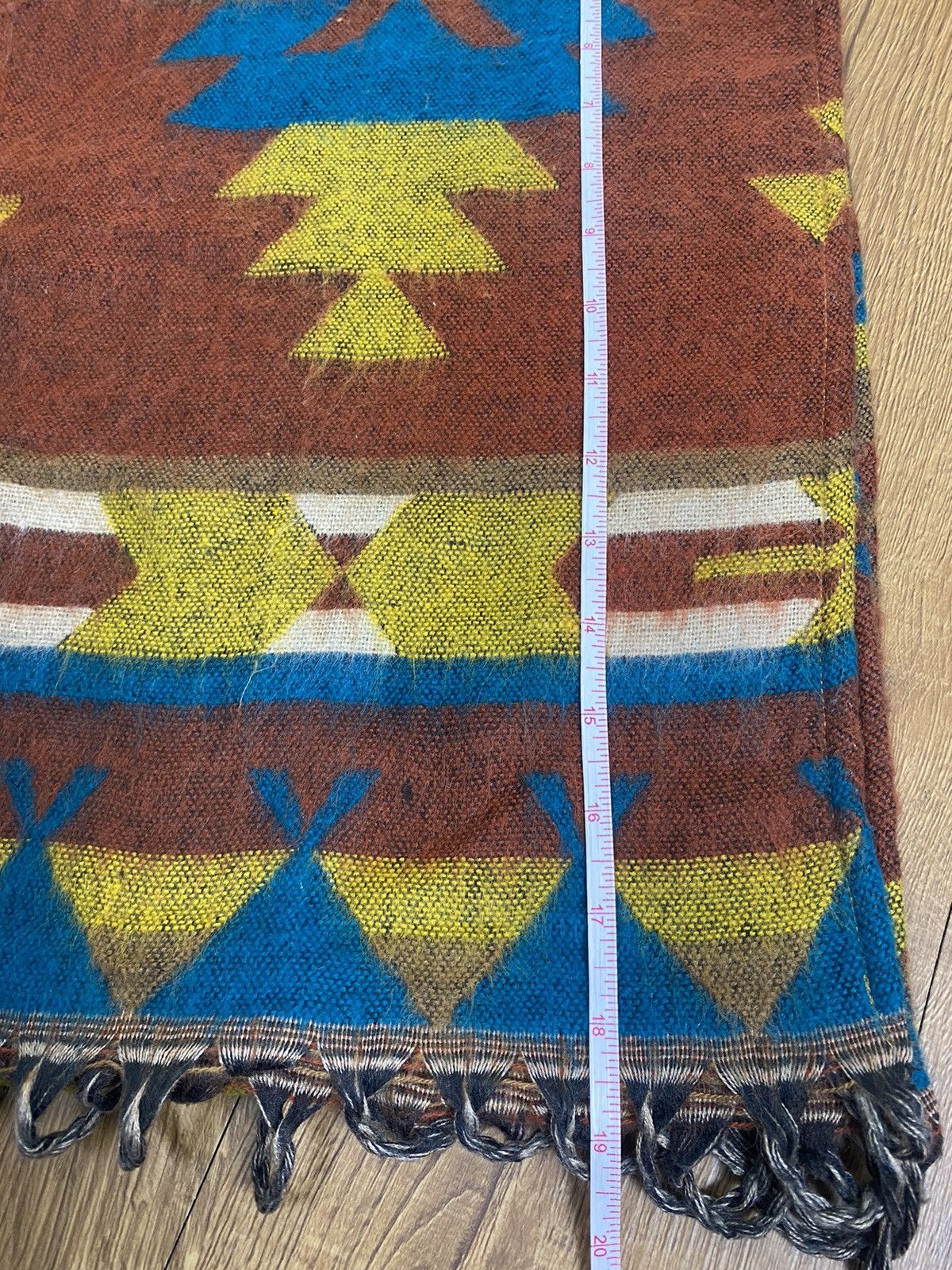 Japanese Brand Titicaca Native Navajo Winter Scarf Muffler Wool Size ONE SIZE - 6 Thumbnail