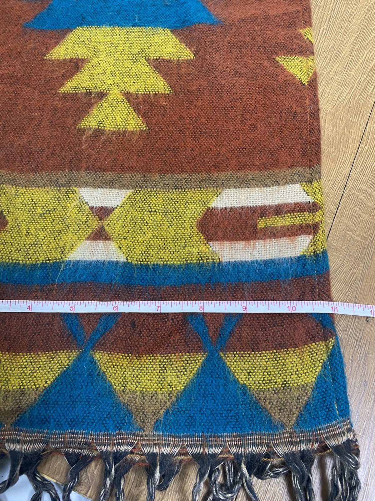 Japanese Brand Titicaca Native Navajo Winter Scarf Muffler Wool Size ONE SIZE - 7 Thumbnail