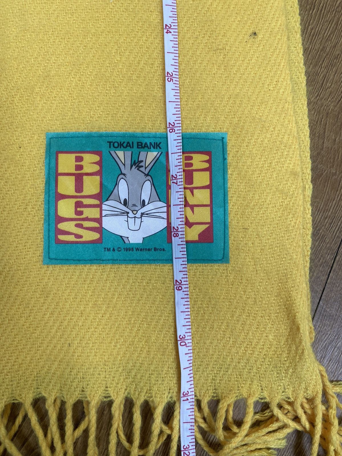 Vintage Vintage Yellow Bugs Bunny Winter Scarf Muffler Size ONE SIZE - 5 Thumbnail