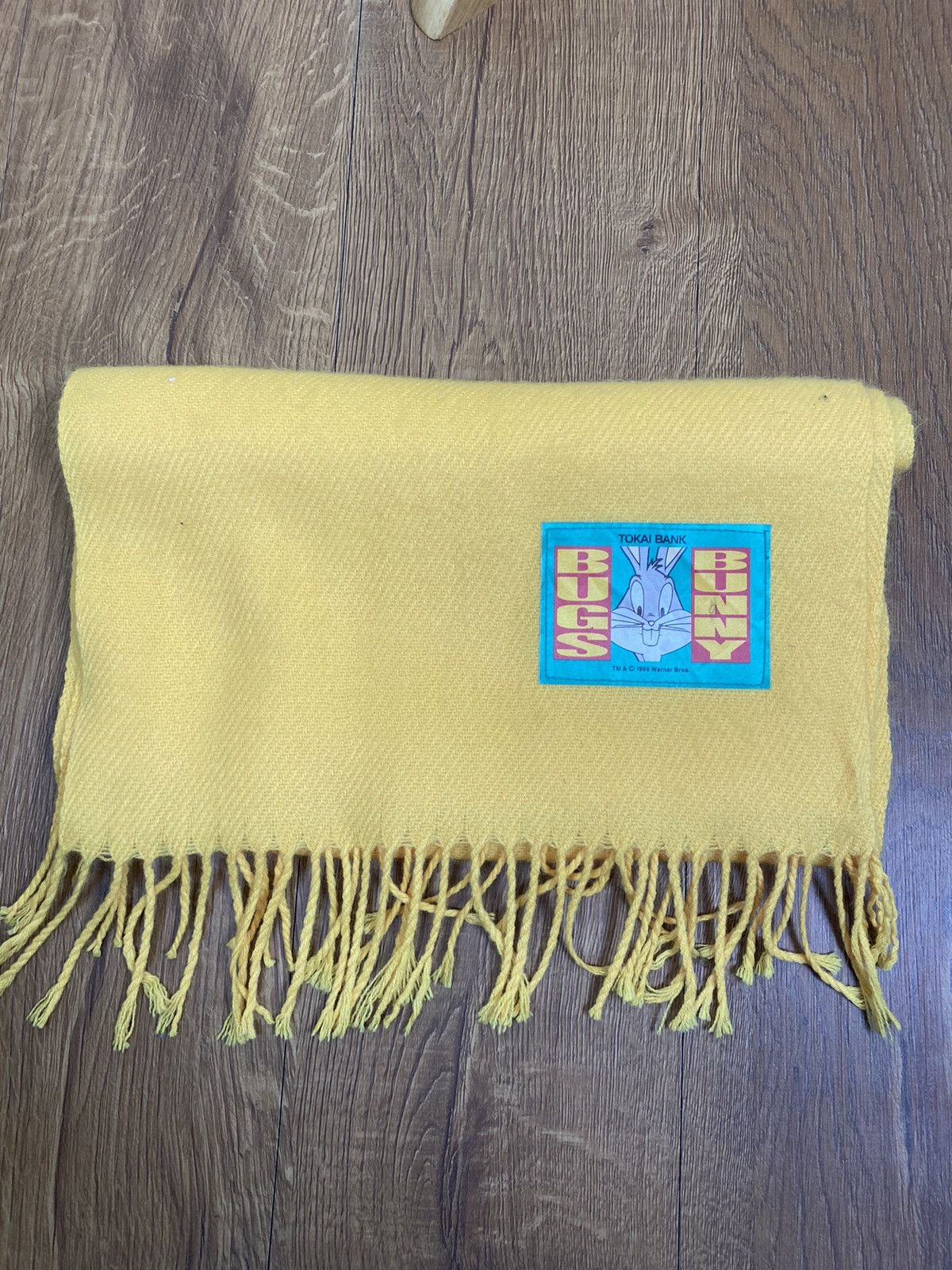 Vintage Vintage Yellow Bugs Bunny Winter Scarf Muffler Size ONE SIZE - 4 Thumbnail
