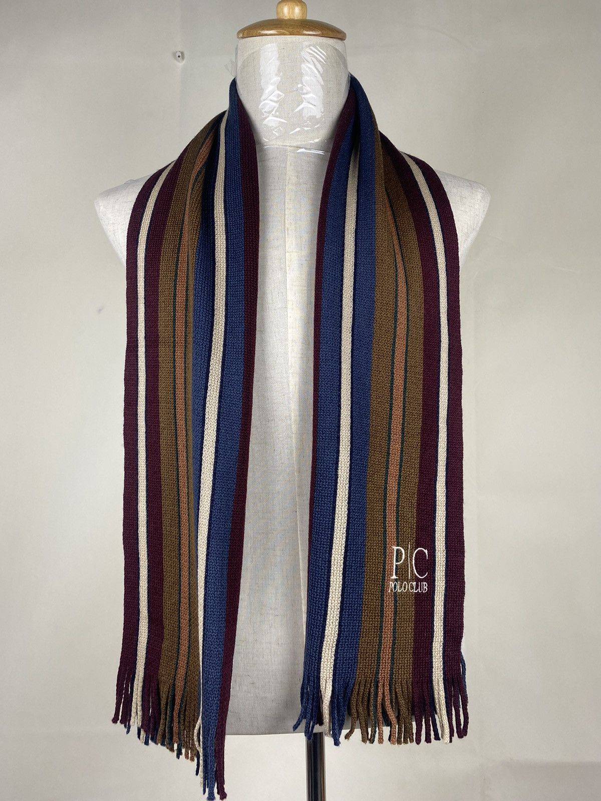 Beverly Hills Polo Club Vintage Polo Club Winter Scarf Muffler Size ONE SIZE - 1 Thumbnail