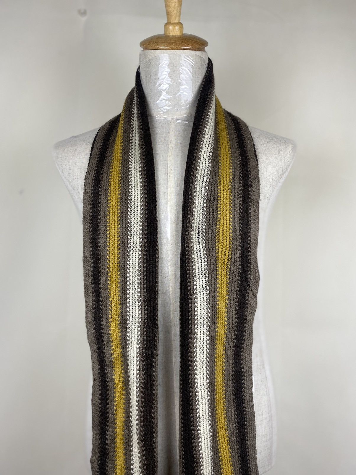 Japanese Brand Vintage Cube Sugar Scarf Muffler Size ONE SIZE - 2 Thumbnail