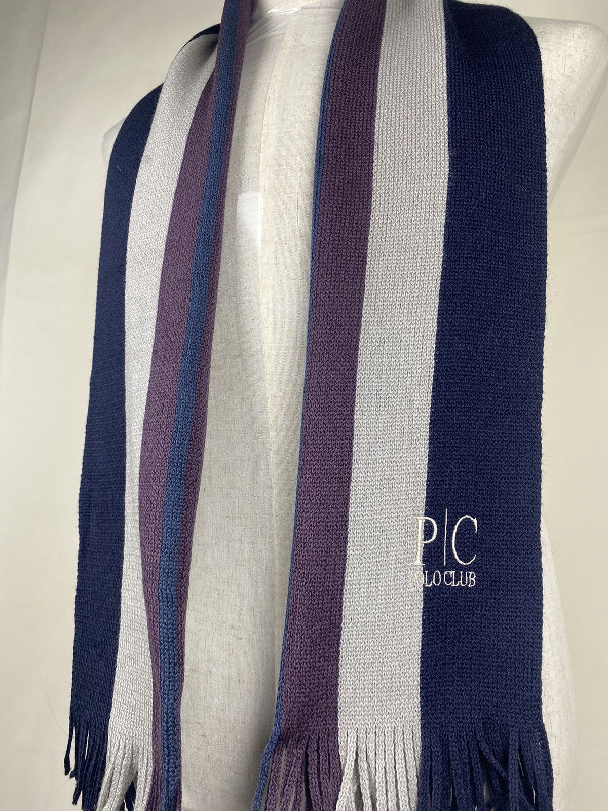 Beverly Hills Polo Club Vintage Polo Club Winter Scarf Muffler Size ONE SIZE - 2 Thumbnail