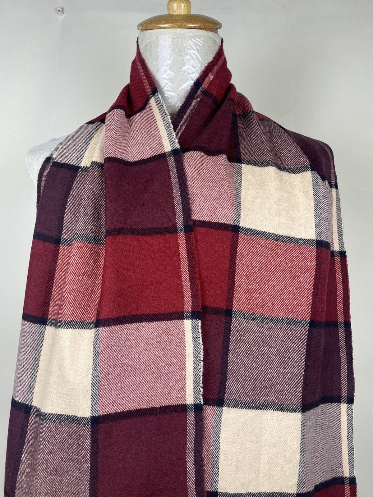 Polo Ralph Lauren Vintage Polo Ralph Lauren Checkered Winter Scarf Muffler Size ONE SIZE - 4 Thumbnail