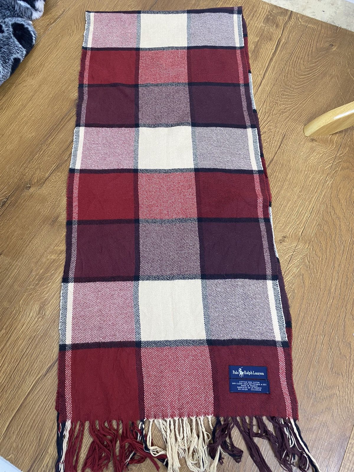 Polo Ralph Lauren Vintage Polo Ralph Lauren Checkered Winter Scarf Muffler Size ONE SIZE - 5 Thumbnail