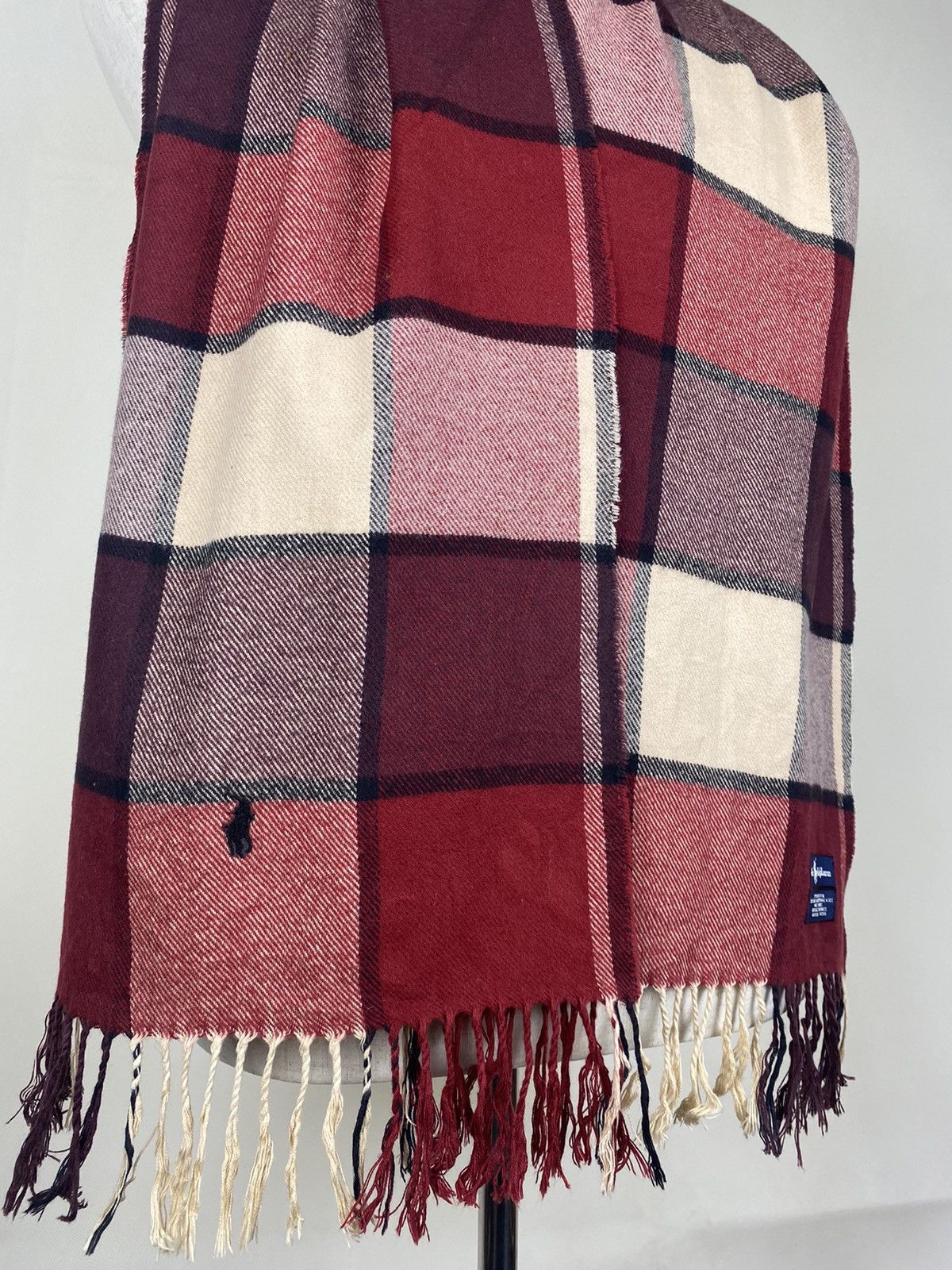 Polo Ralph Lauren Vintage Polo Ralph Lauren Checkered Winter Scarf Muffler Size ONE SIZE - 3 Thumbnail