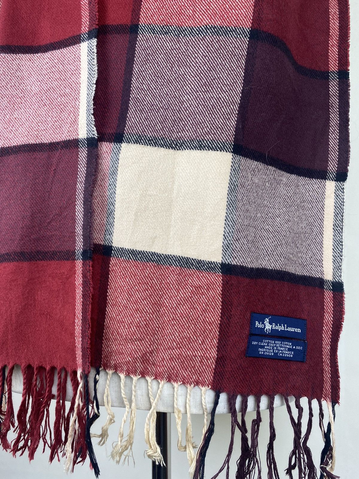Polo Ralph Lauren Vintage Polo Ralph Lauren Checkered Winter Scarf Muffler Size ONE SIZE - 2 Thumbnail