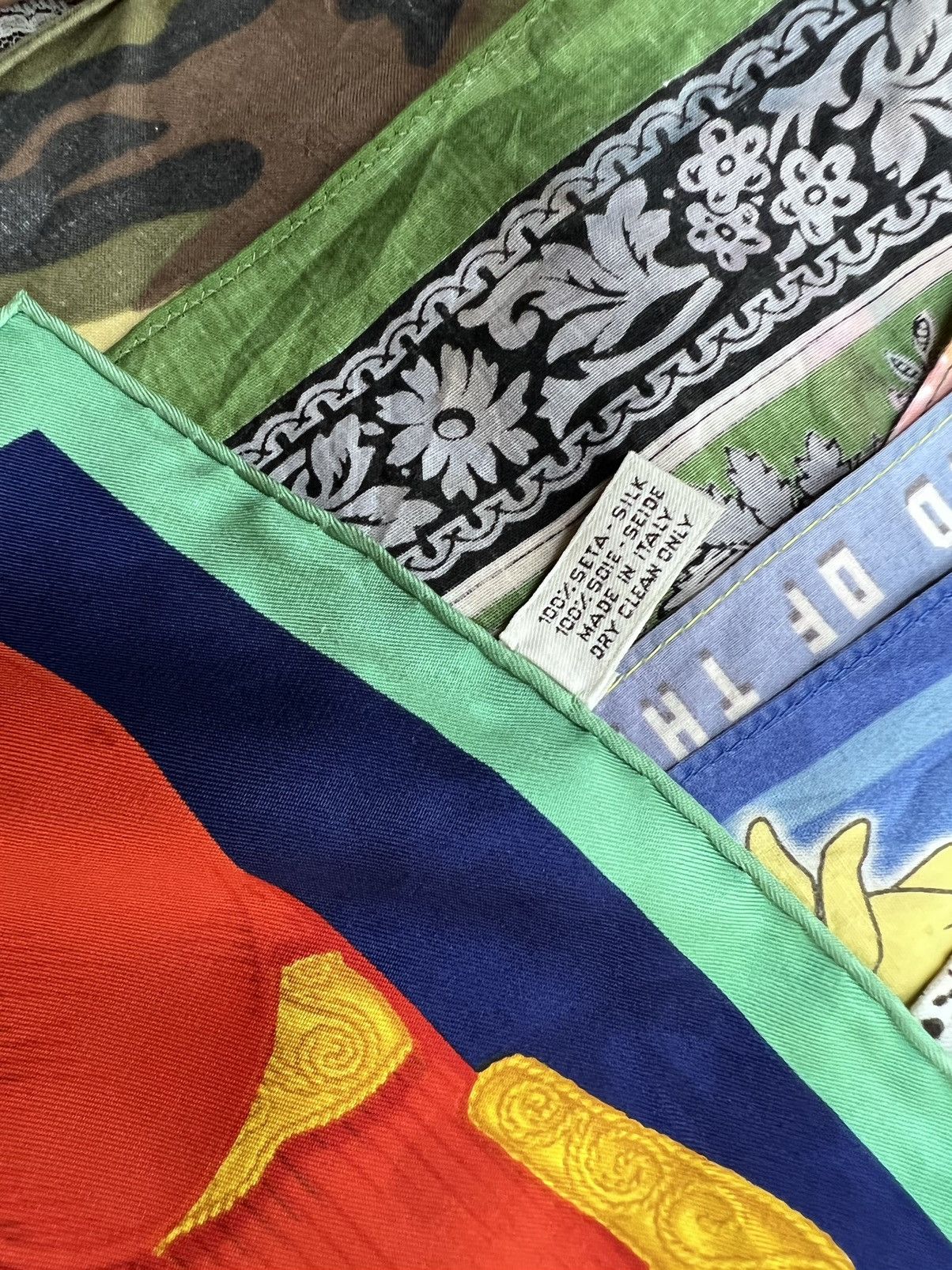 Designer × Nina Ricci × Other Vintage Nina Ricci Handbag Silk Scarf Made In Italy Size ONE SIZE - 6 Thumbnail