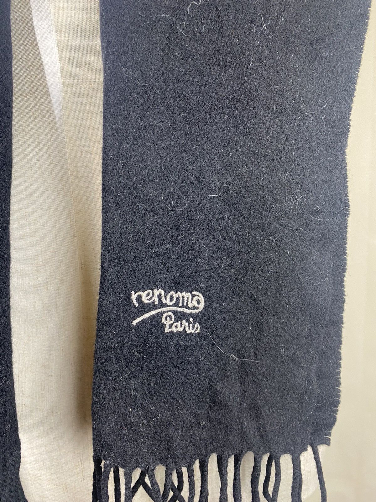 Renoma Vintage Renoma Paris Scarf Muffler Wool Size ONE SIZE - 2 Thumbnail