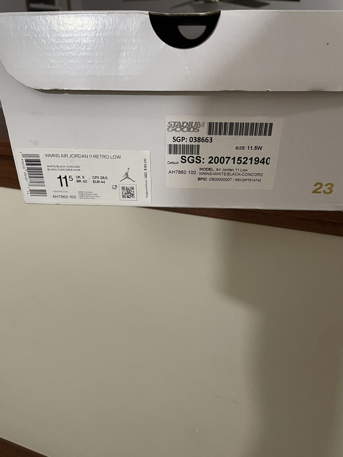 Jordan Brand Air Jordan 11 concord white Size US 11.5 / IT 41.5 - 7 Thumbnail