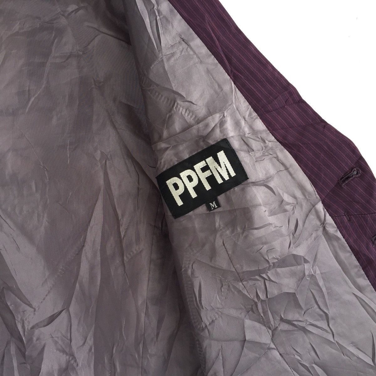 PPFM Japanese Brand PPFM Best Bones Logo Side Zipper Size 34R - 5 Thumbnail