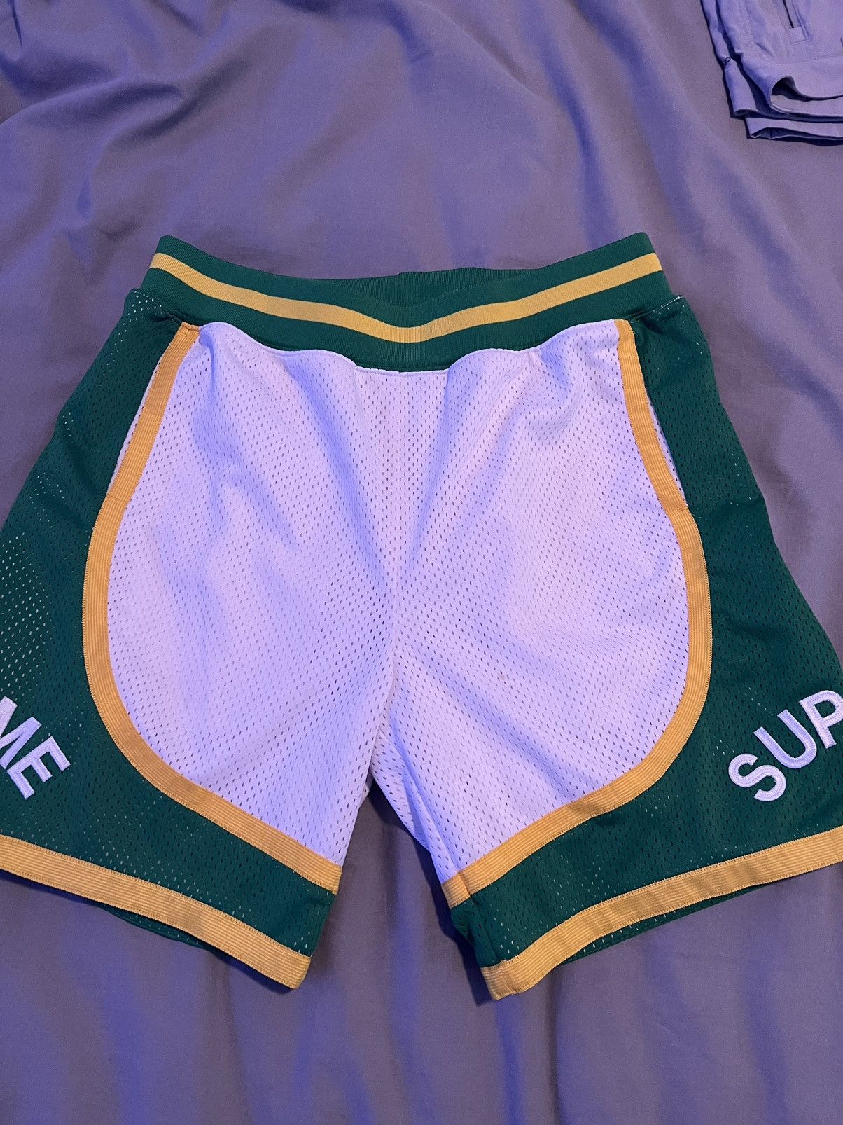 Supreme curve basketball shorts on sale