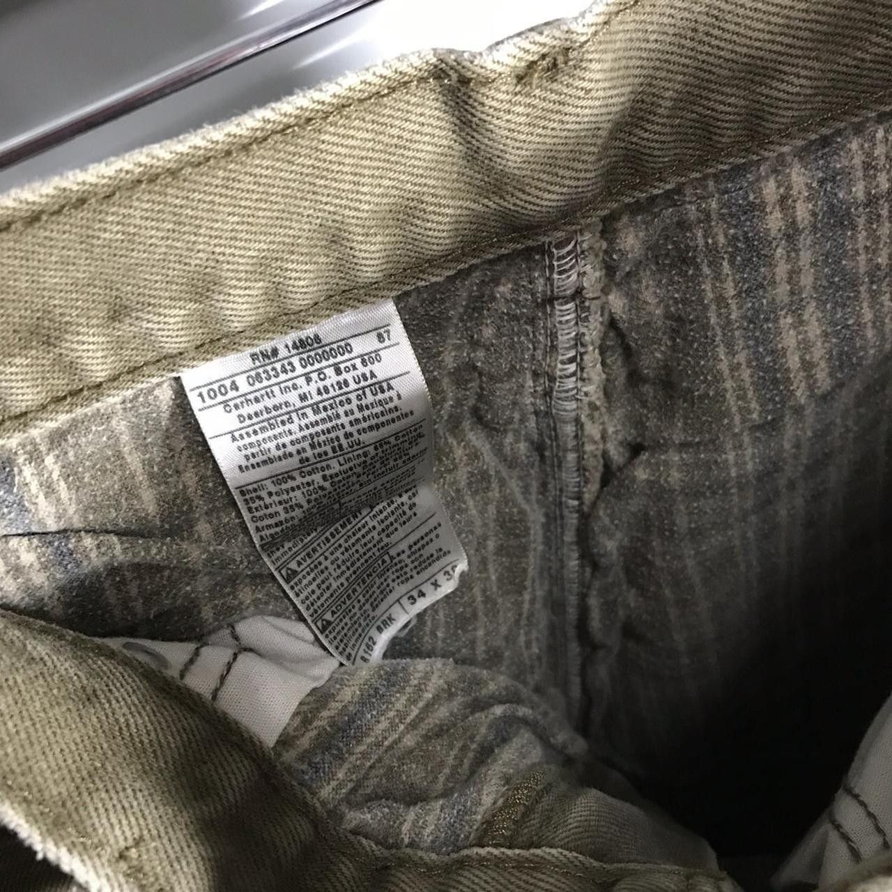 Carhartt 90s Carhartt Lined Pants Size US 34 / EU 50 - 4 Thumbnail