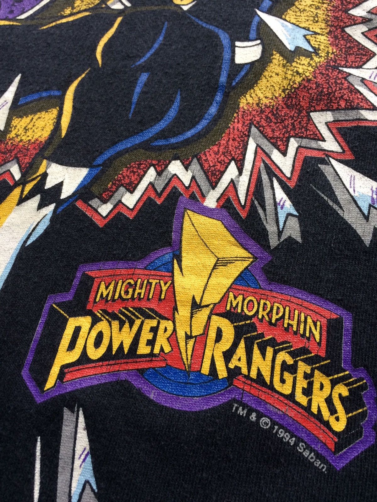 Vintage Vintage 90's Mighty Morphin Power Rangers Tshirt Size US XS / EU 42 / 0 - 4 Thumbnail