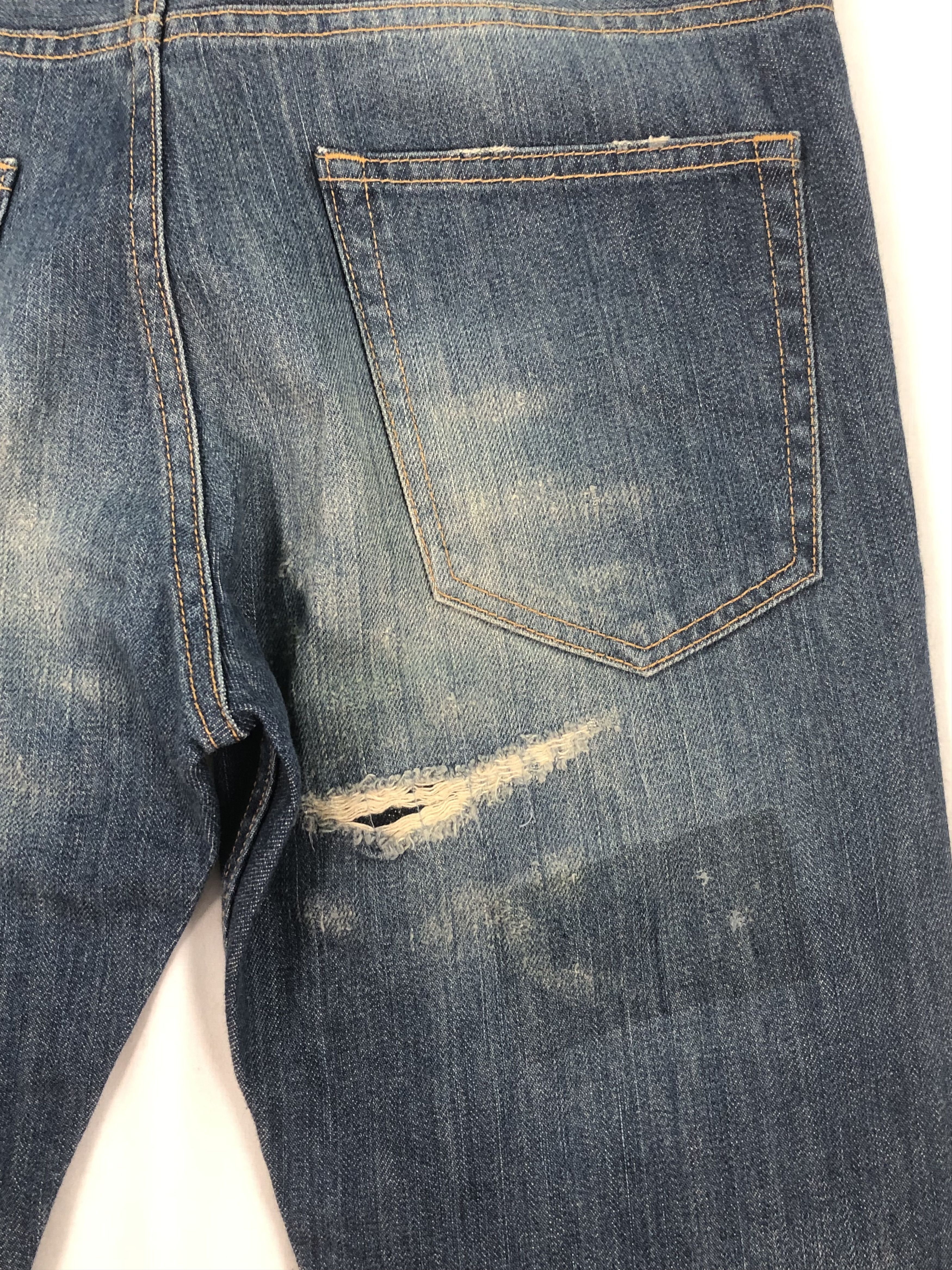 NANO universe Nano Universe Tokyo Distressed Skinny Jeans Size US 30 / EU 46 - 7 Thumbnail