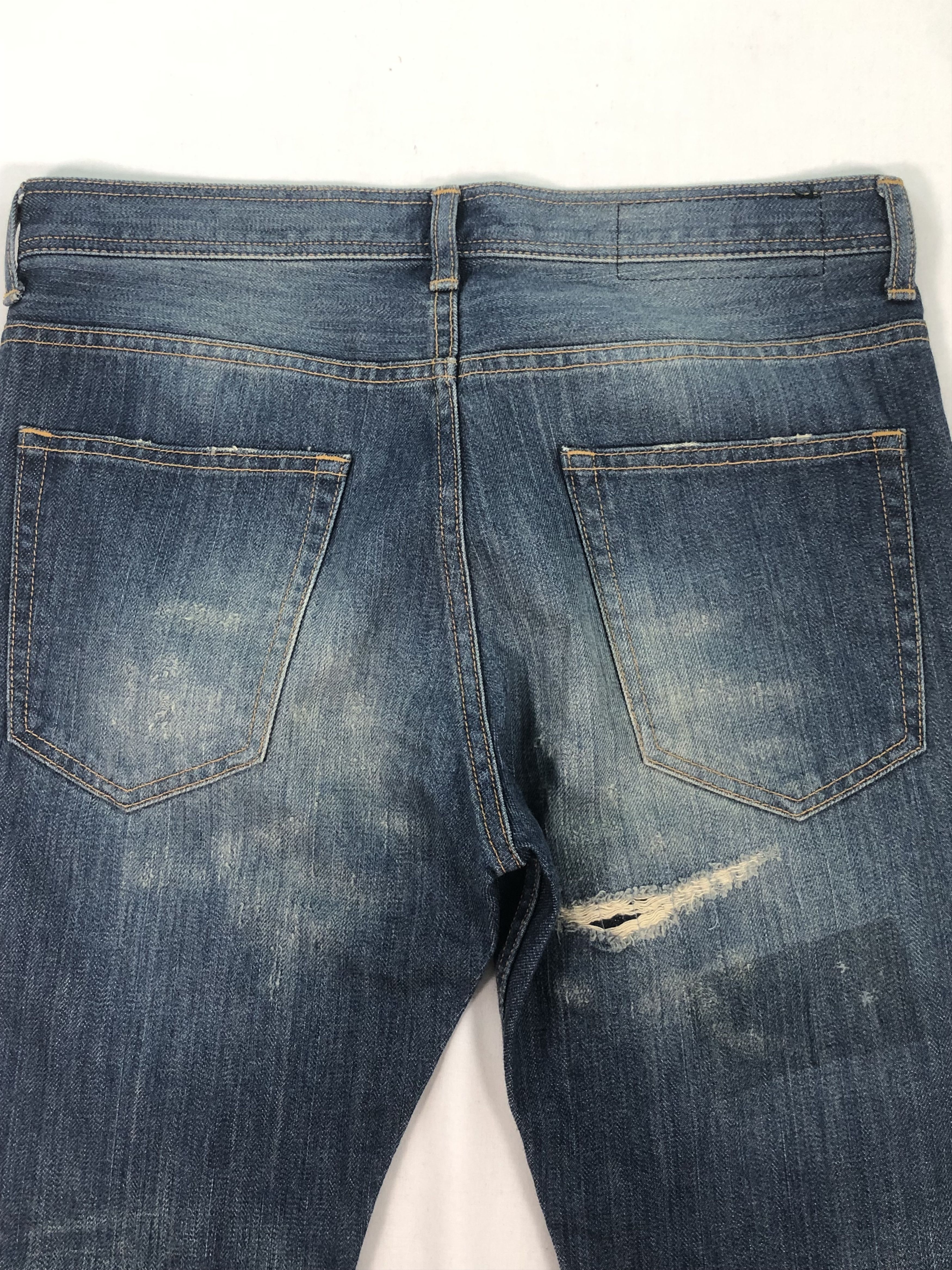 NANO universe Nano Universe Tokyo Distressed Skinny Jeans Size US 30 / EU 46 - 6 Thumbnail