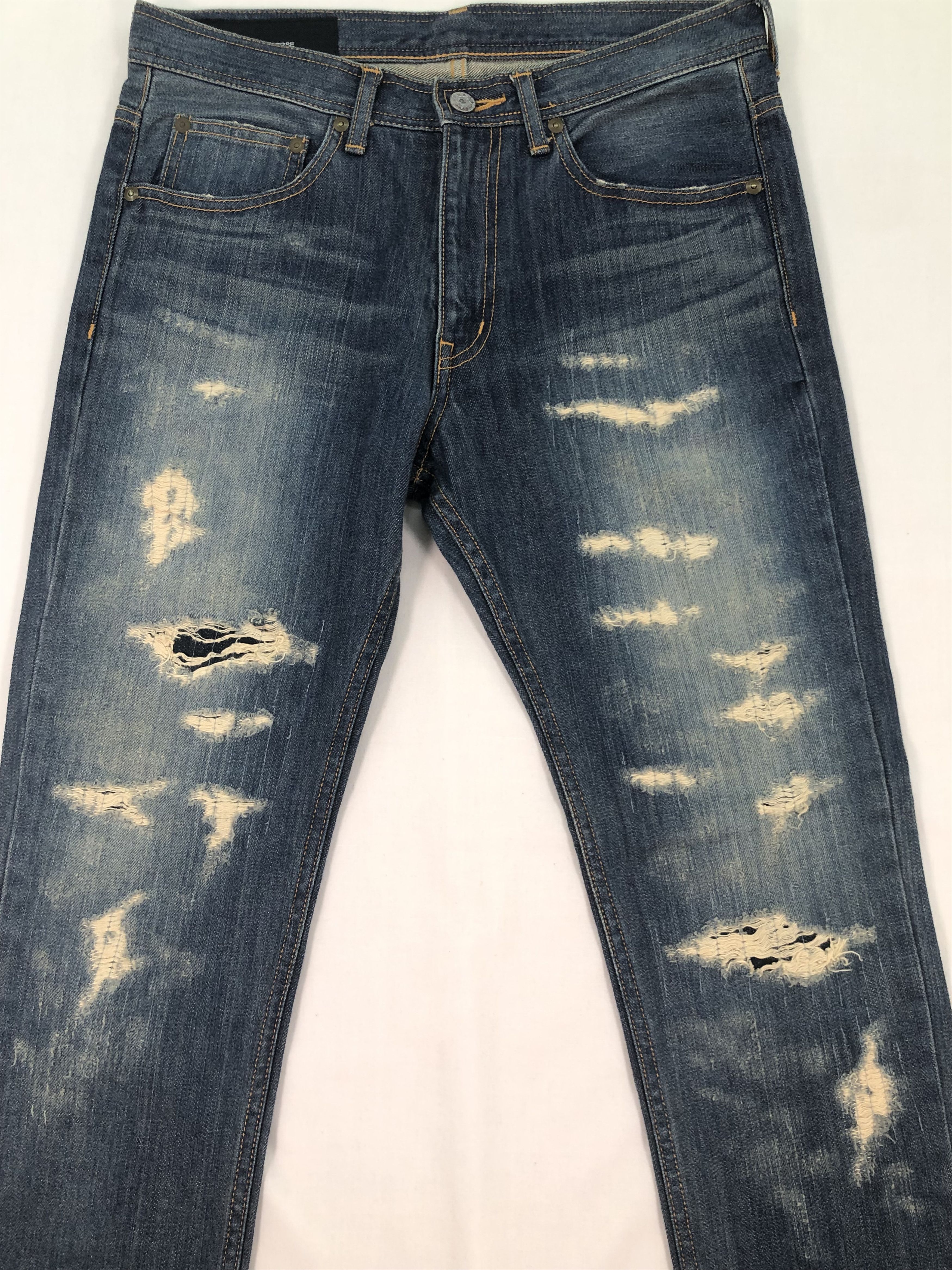 NANO universe Nano Universe Tokyo Distressed Skinny Jeans Size US 30 / EU 46 - 3 Thumbnail