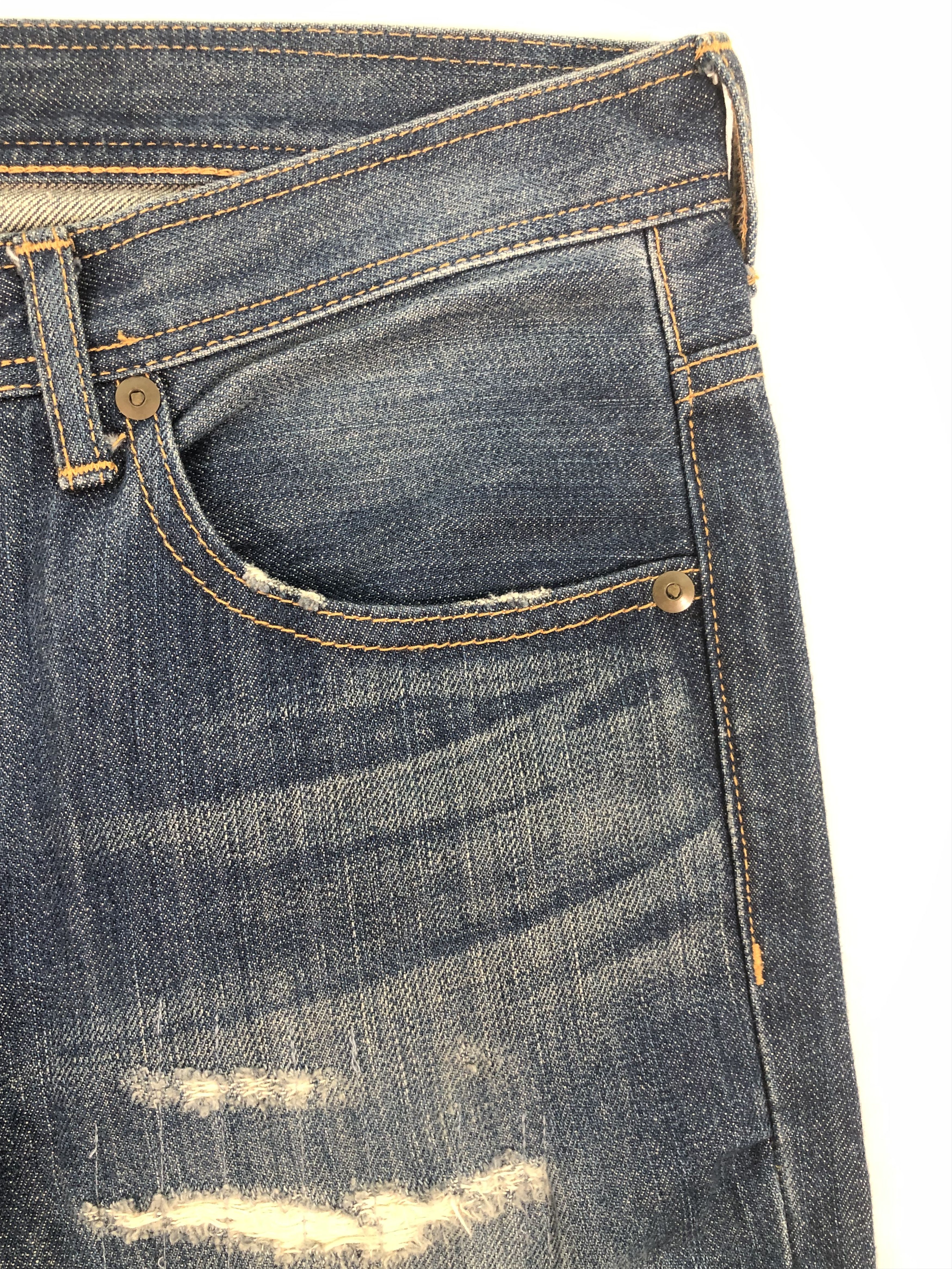 NANO universe Nano Universe Tokyo Distressed Skinny Jeans Size US 30 / EU 46 - 5 Thumbnail