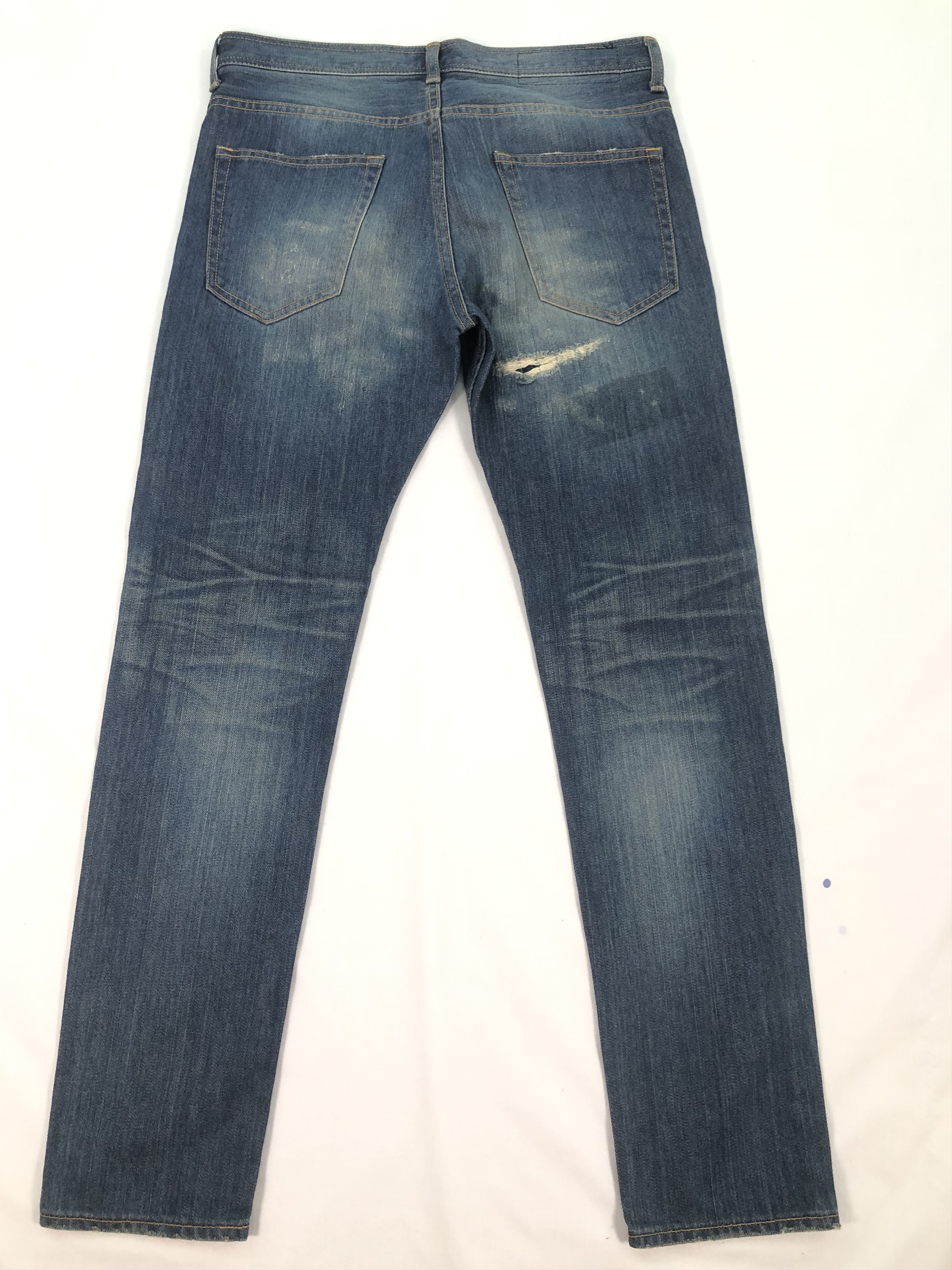 NANO universe Nano Universe Tokyo Distressed Skinny Jeans Size US 30 / EU 46 - 2 Thumbnail