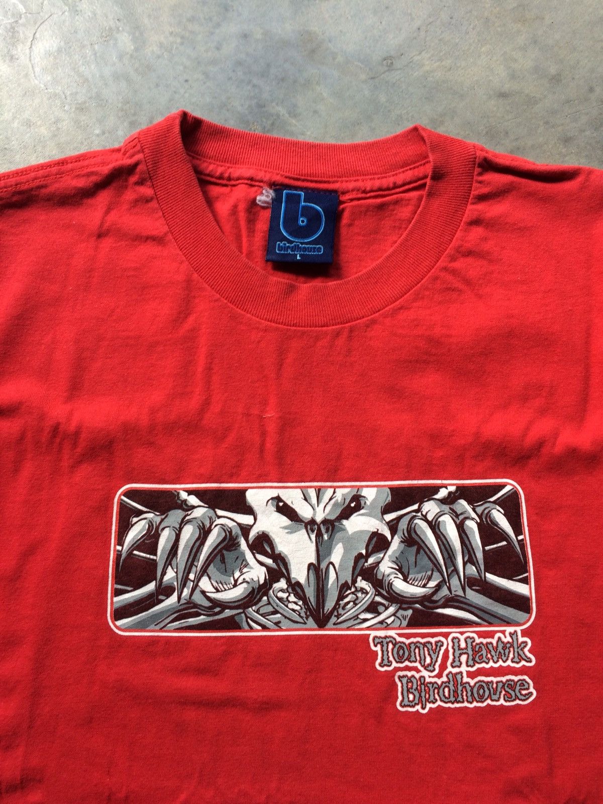 Tony Hawk × Vintage Vintage Birdhouse Skateboards Tshirt Size US L / EU 52-54 / 3 - 2 Thumbnail
