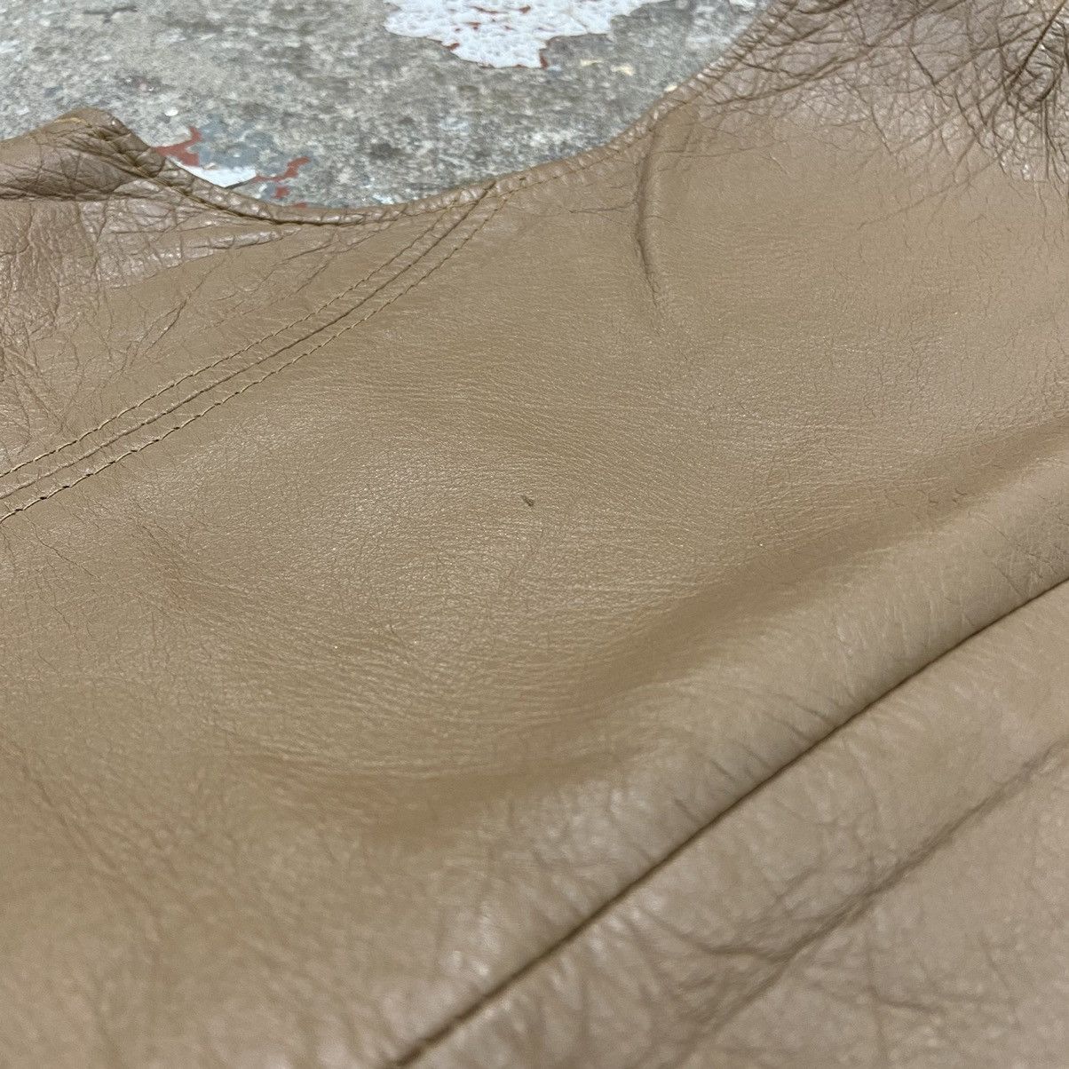Vintage Vintage Brown Leather Vest Size US XS / EU 42 / 0 - 6 Thumbnail