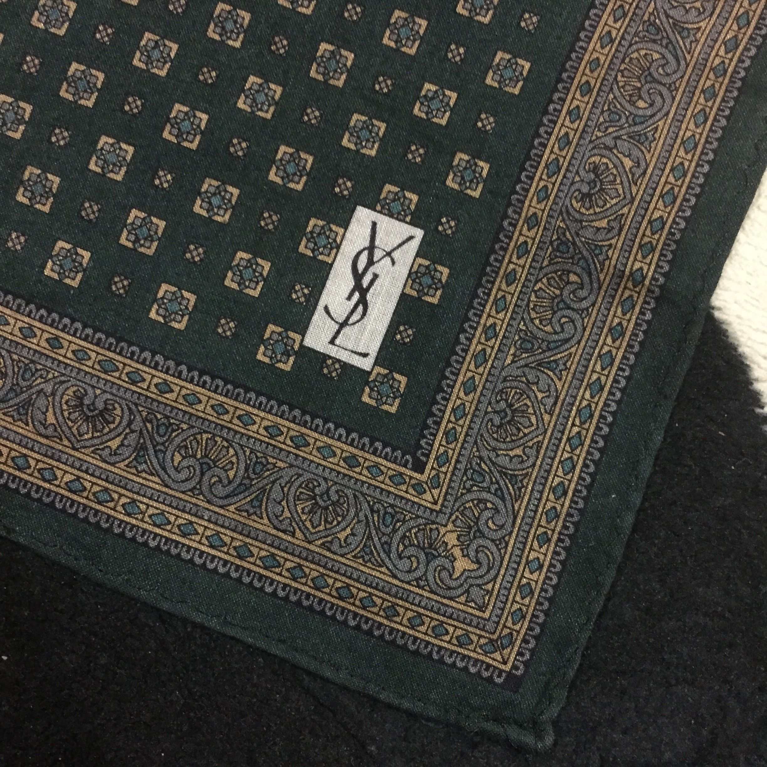 Yves Saint Laurent yves saint laurent handkerchief bandana Grailed