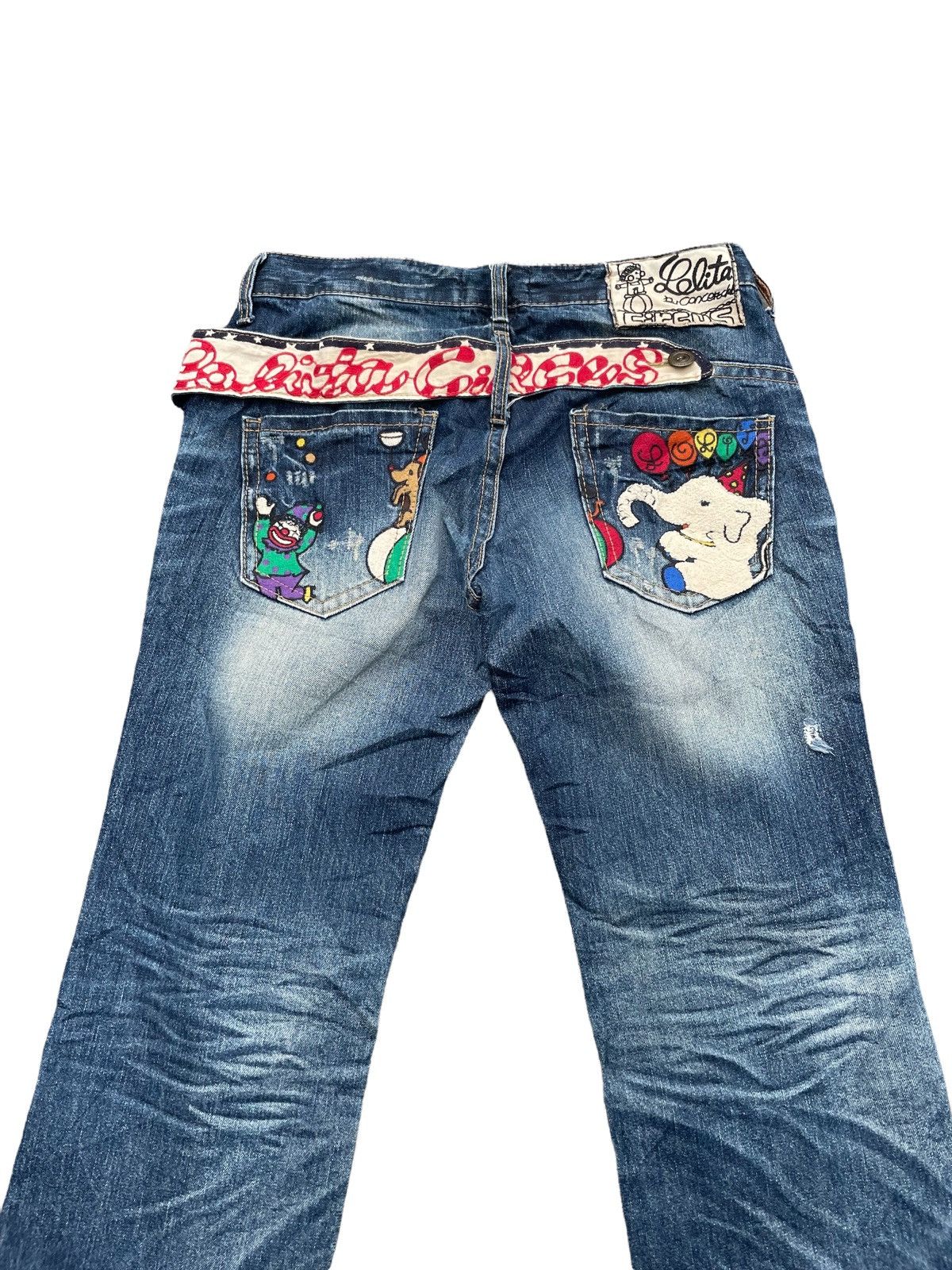 Japanese Brand Lolita Circus by Concert Club Custom Denim Size US 35 - 11 Thumbnail