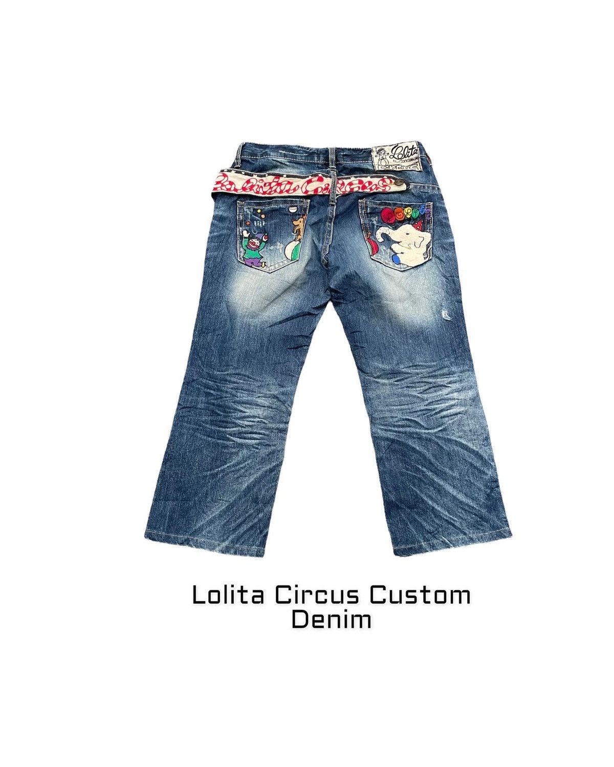 Japanese Brand Lolita Circus by Concert Club Custom Denim Size US 35 - 1 Thumbnail