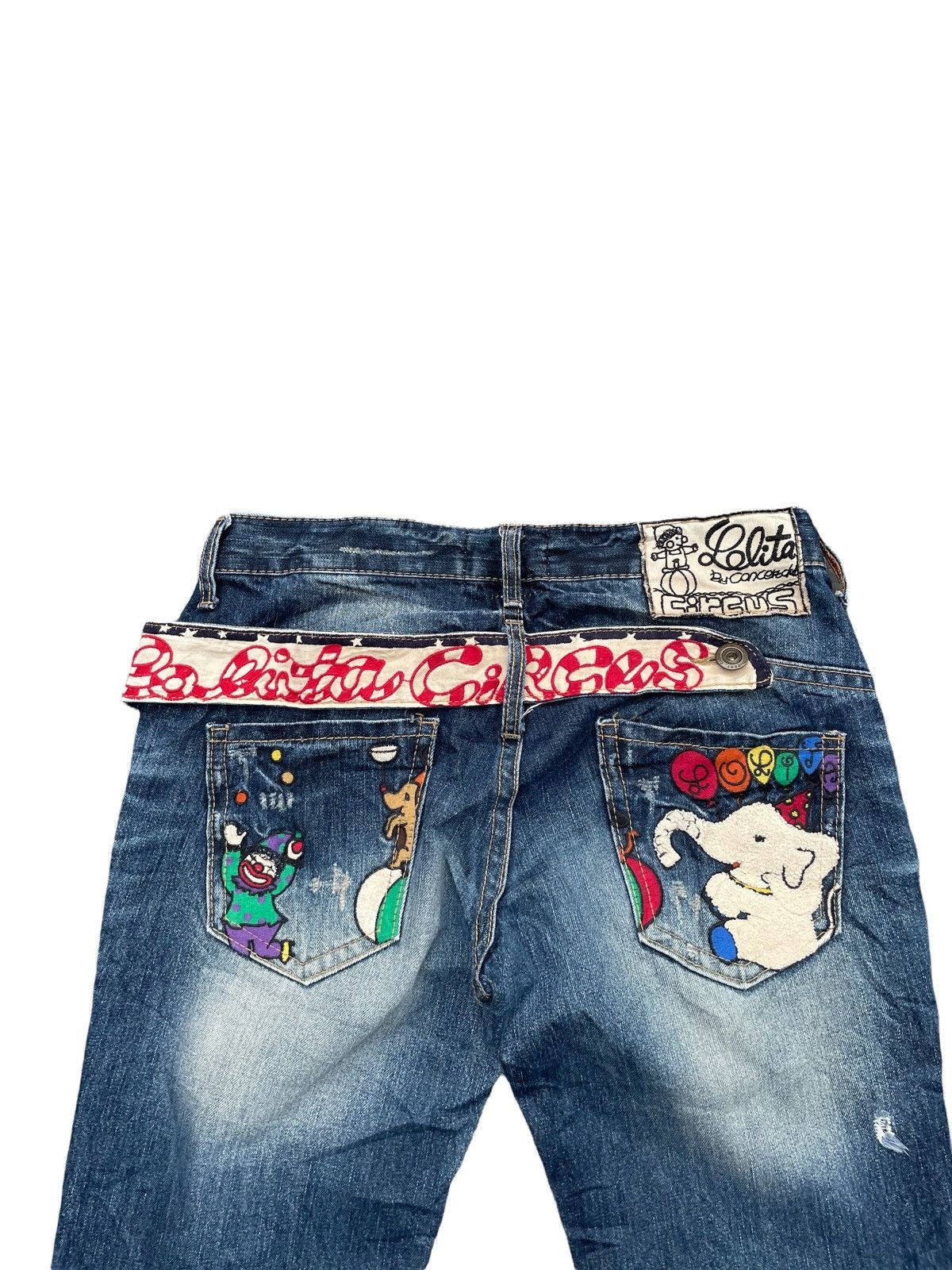 Japanese Brand Lolita Circus by Concert Club Custom Denim Size US 35 - 12 Thumbnail