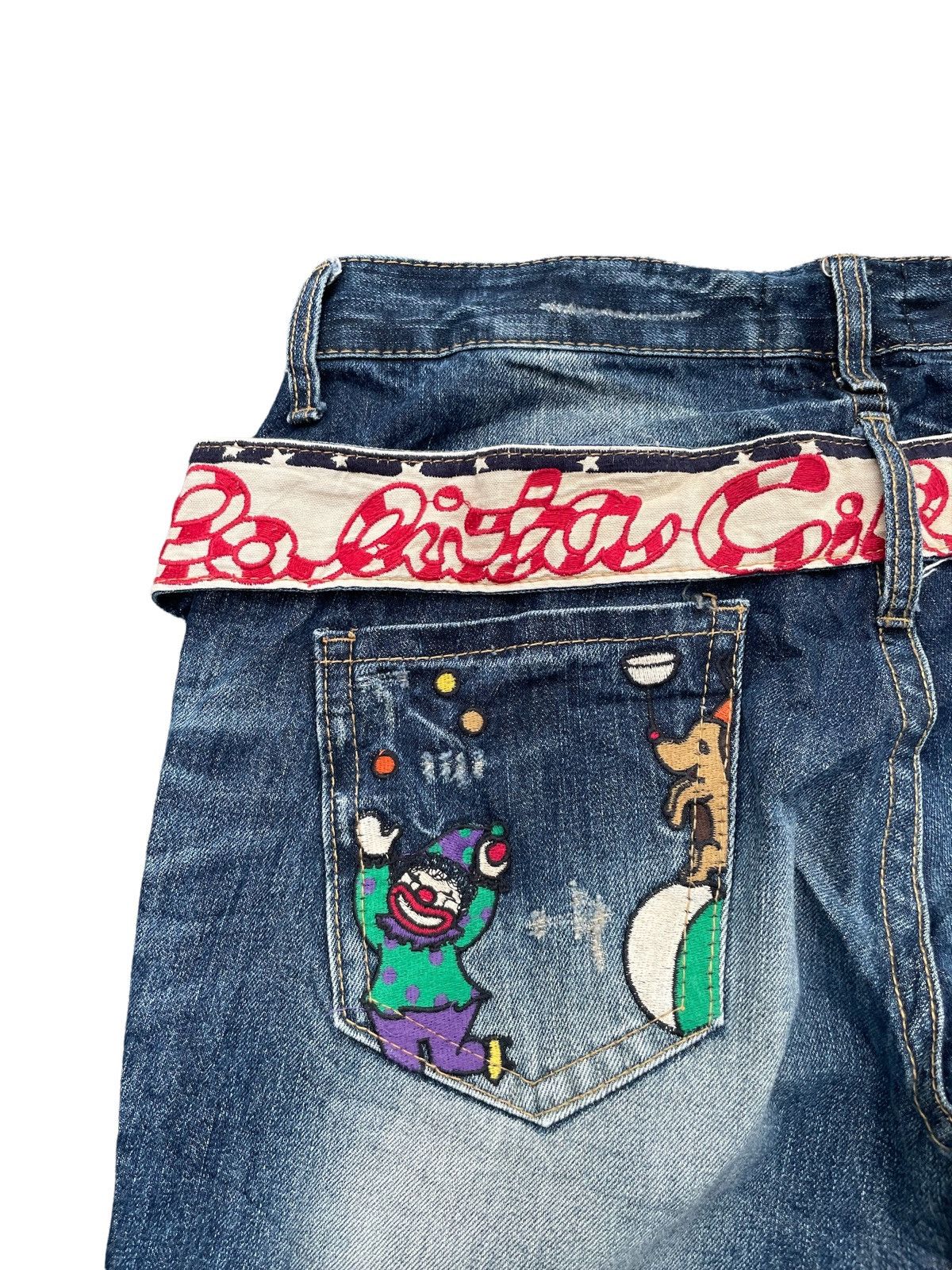 Japanese Brand Lolita Circus by Concert Club Custom Denim Size US 35 - 14 Thumbnail