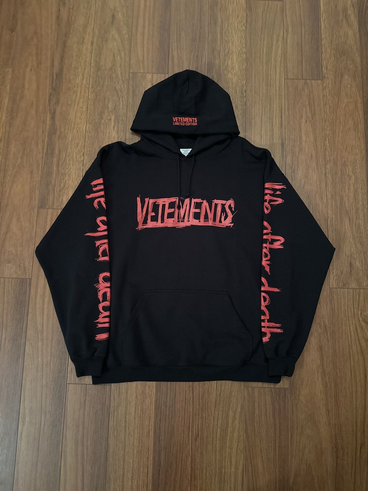Vetements Vetements World Tour Hoodie Red | Grailed Vetements Vetements World Tour Hoodie Red | Grailed