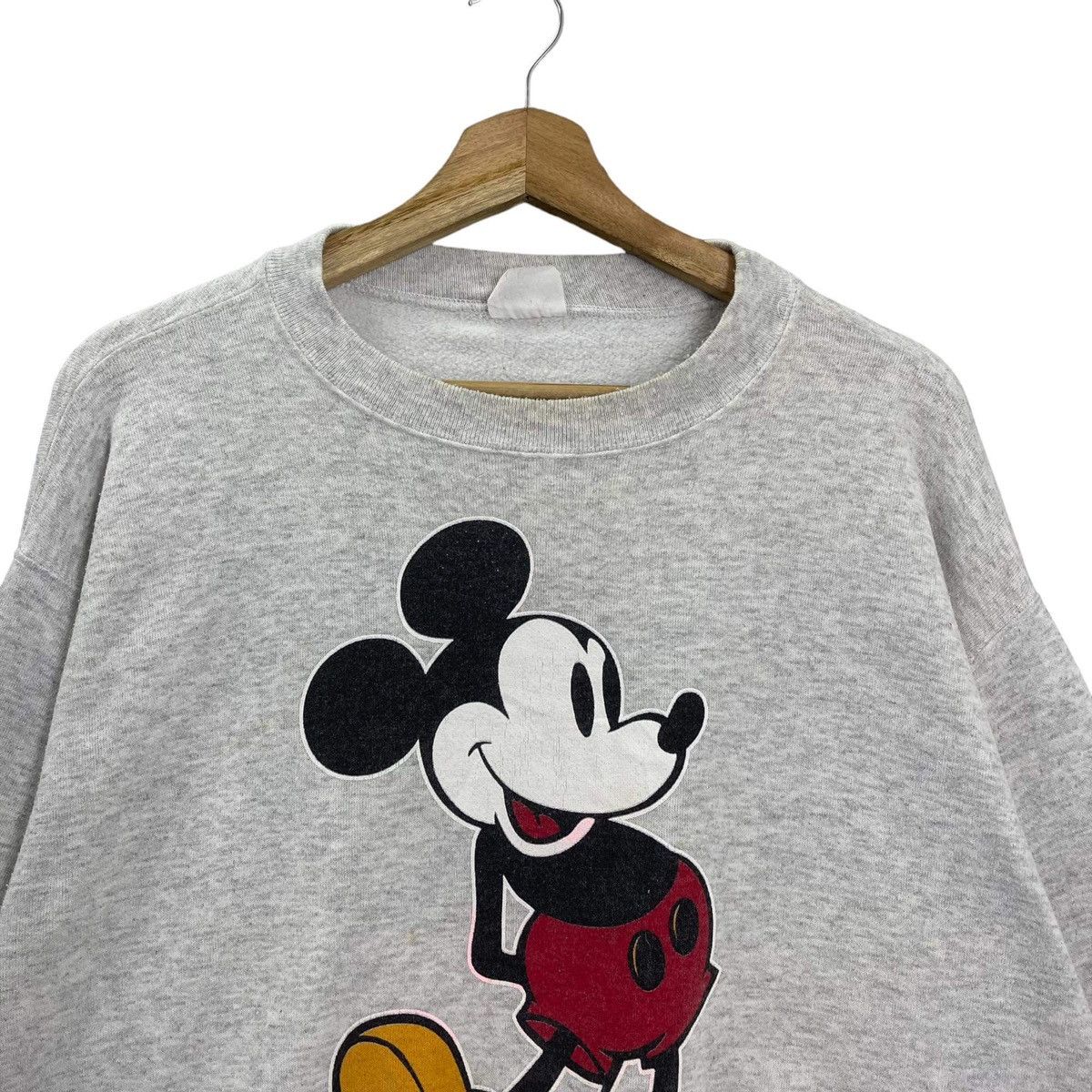 Mickey Mouse × Vintage Vintage 90s Mickey Mouse Crewneck Sweatshirt Baggy Size M Size US M / EU 48-50 / 2 - 4 Thumbnail