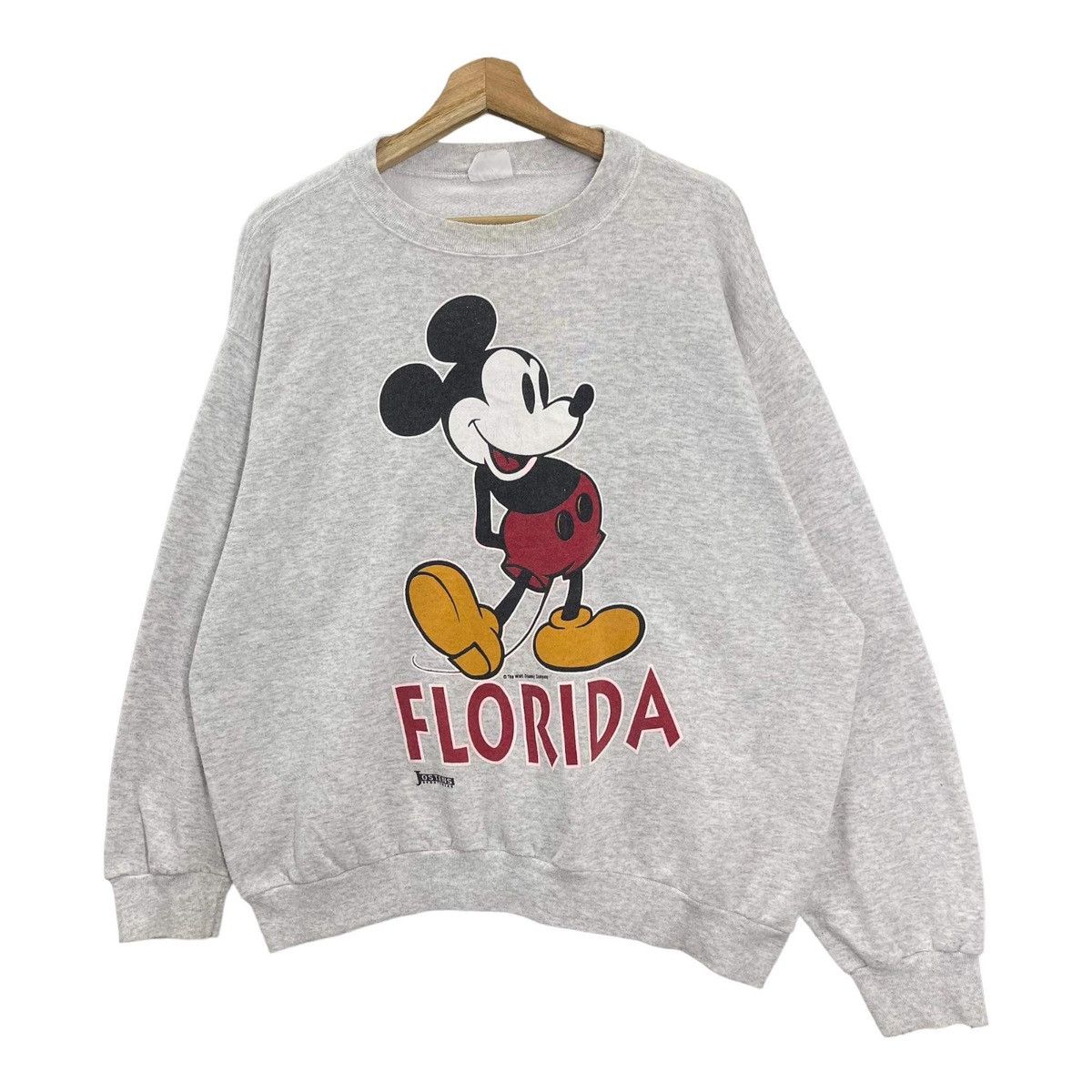 Mickey Mouse × Vintage Vintage 90s Mickey Mouse Crewneck Sweatshirt Baggy Size M Size US M / EU 48-50 / 2 - 3 Thumbnail
