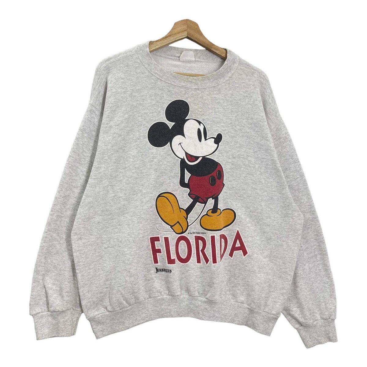 Mickey Mouse × Vintage Vintage 90s Mickey Mouse Crewneck Sweatshirt Baggy Size M Size US M / EU 48-50 / 2 - 2 Thumbnail