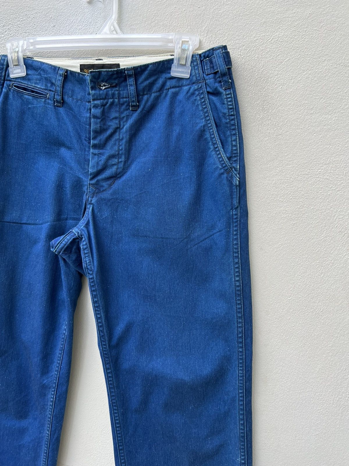 *A VONTADE A Vontade Japan Pure Indigo Chinos Trouser Pant Size US 29 - 7 Thumbnail