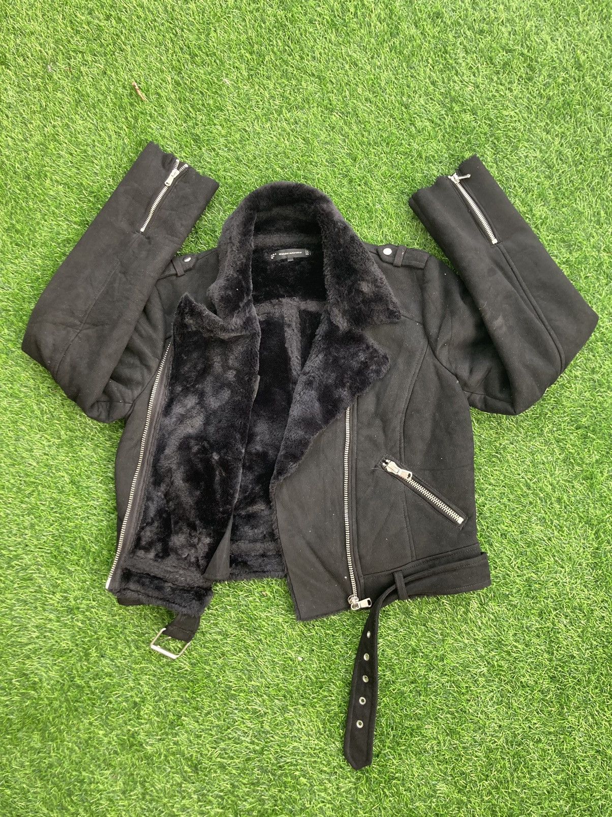 Zara ZARA DOUBLE COLLAR SHERPA LINING JACKET Size US M / EU 48-50 / 2 - 2 Thumbnail