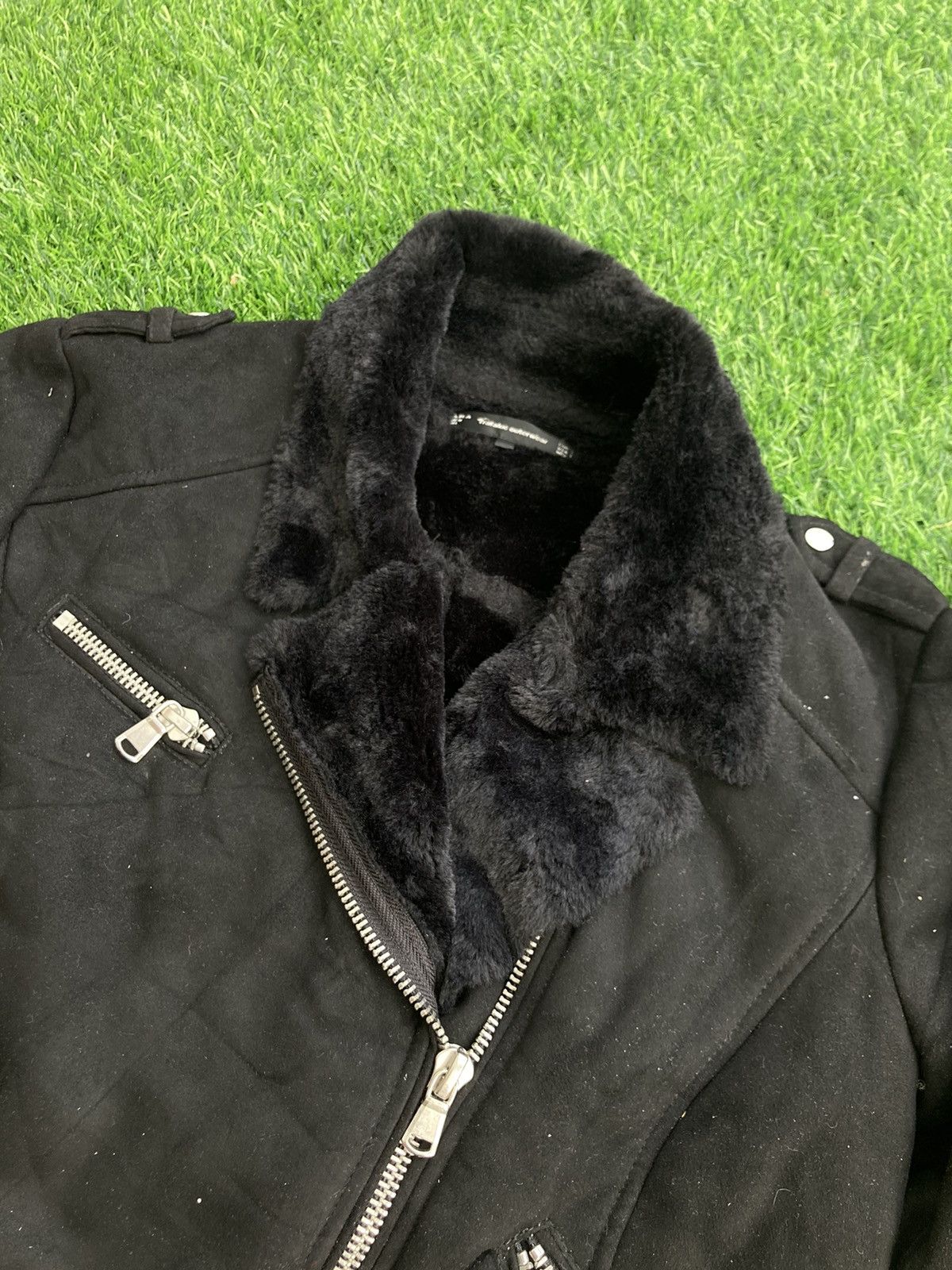 Zara ZARA DOUBLE COLLAR SHERPA LINING JACKET Size US M / EU 48-50 / 2 - 5 Thumbnail
