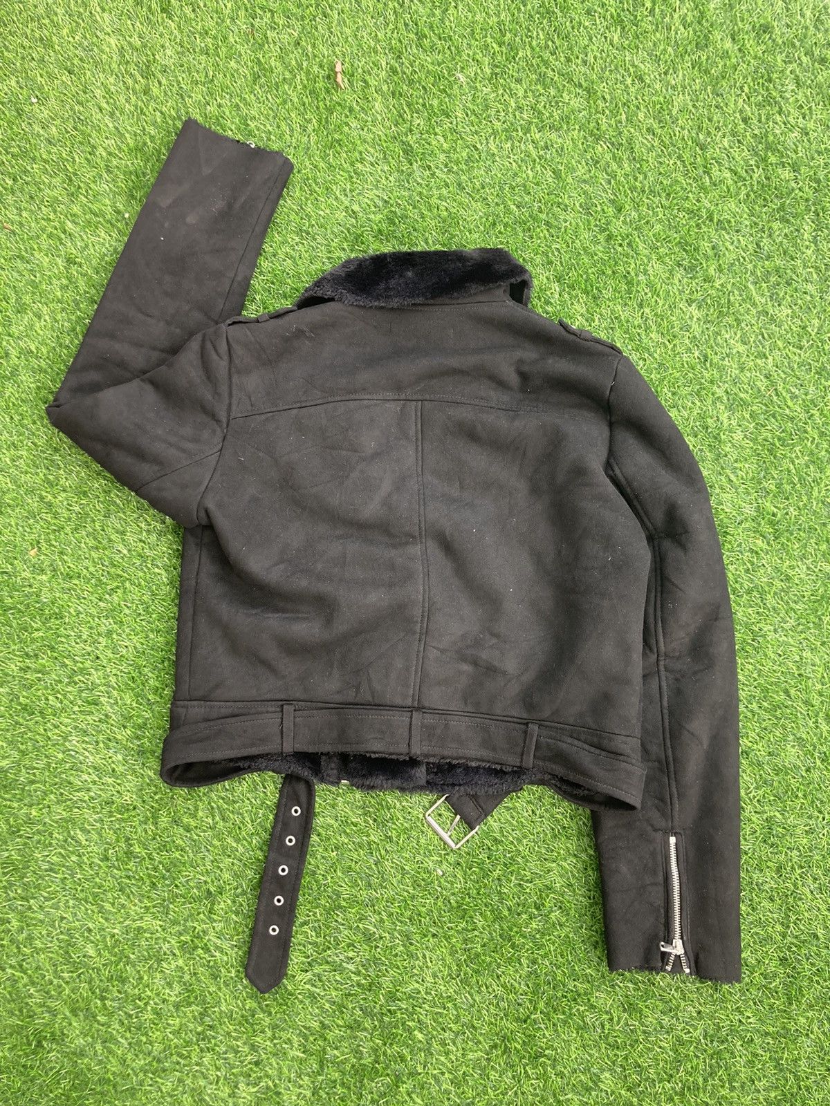 Zara ZARA DOUBLE COLLAR SHERPA LINING JACKET Size US M / EU 48-50 / 2 - 3 Thumbnail