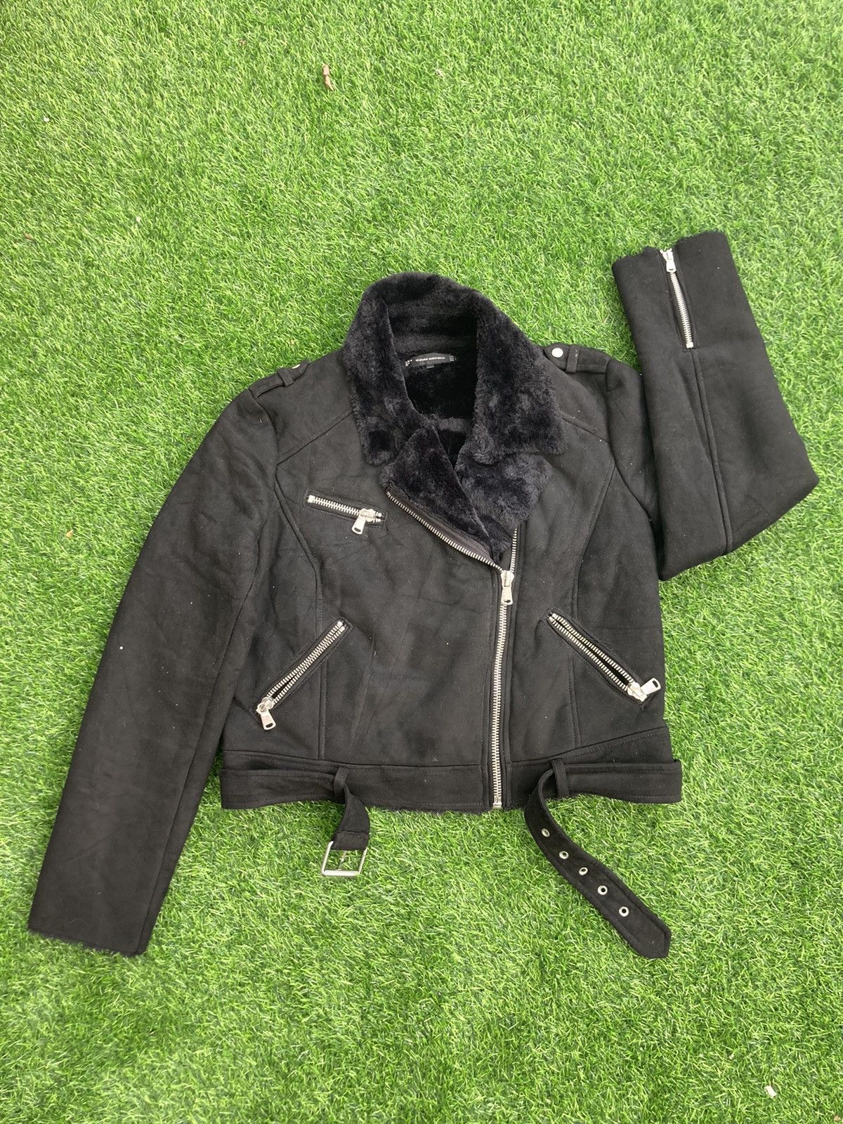 Zara ZARA DOUBLE COLLAR SHERPA LINING JACKET Size US M / EU 48-50 / 2 - 1 Thumbnail