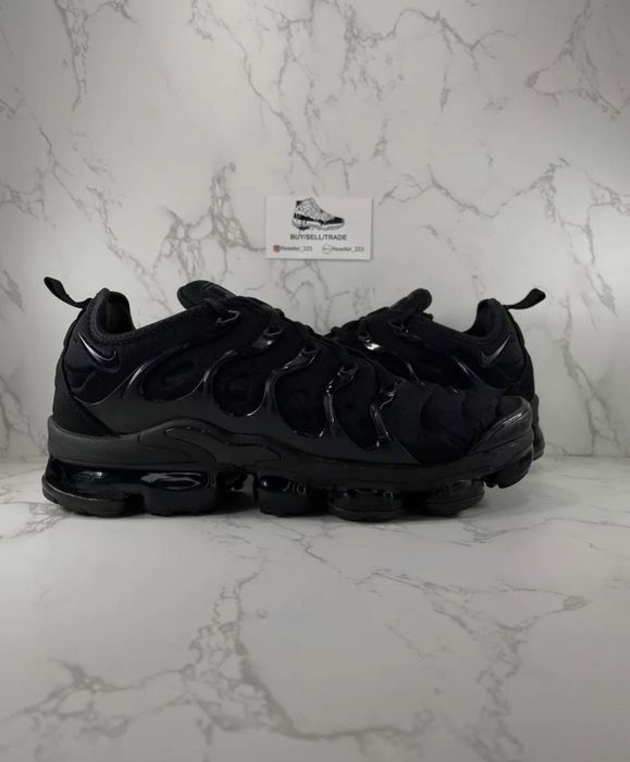 Nike Vapor Max Plus Triple Black | Grailed