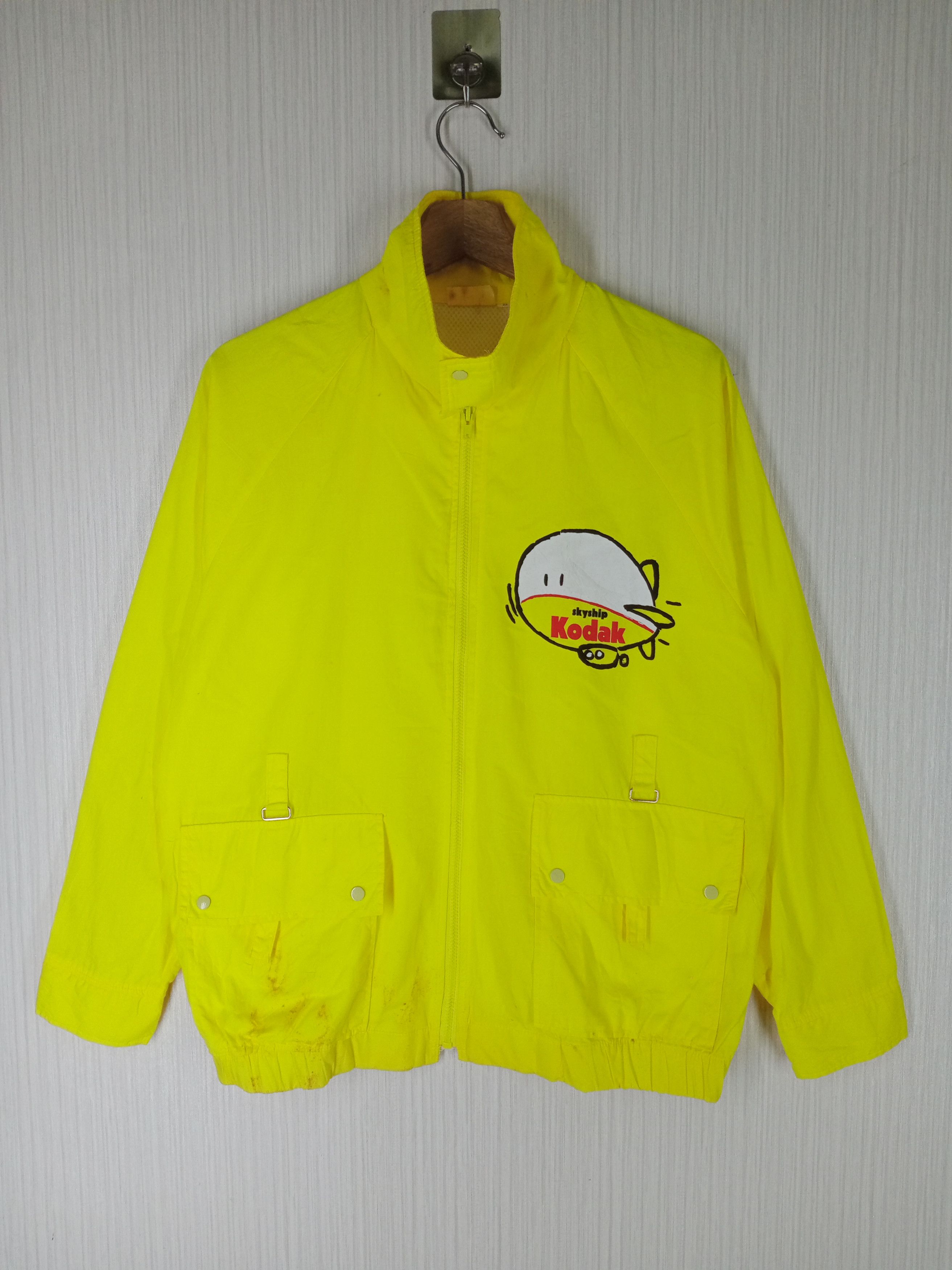 image of Fujifilm x Kodak Vintage 90's Kodak Sky Ship Light Jacket in Yellow, Men's (Size Medium)