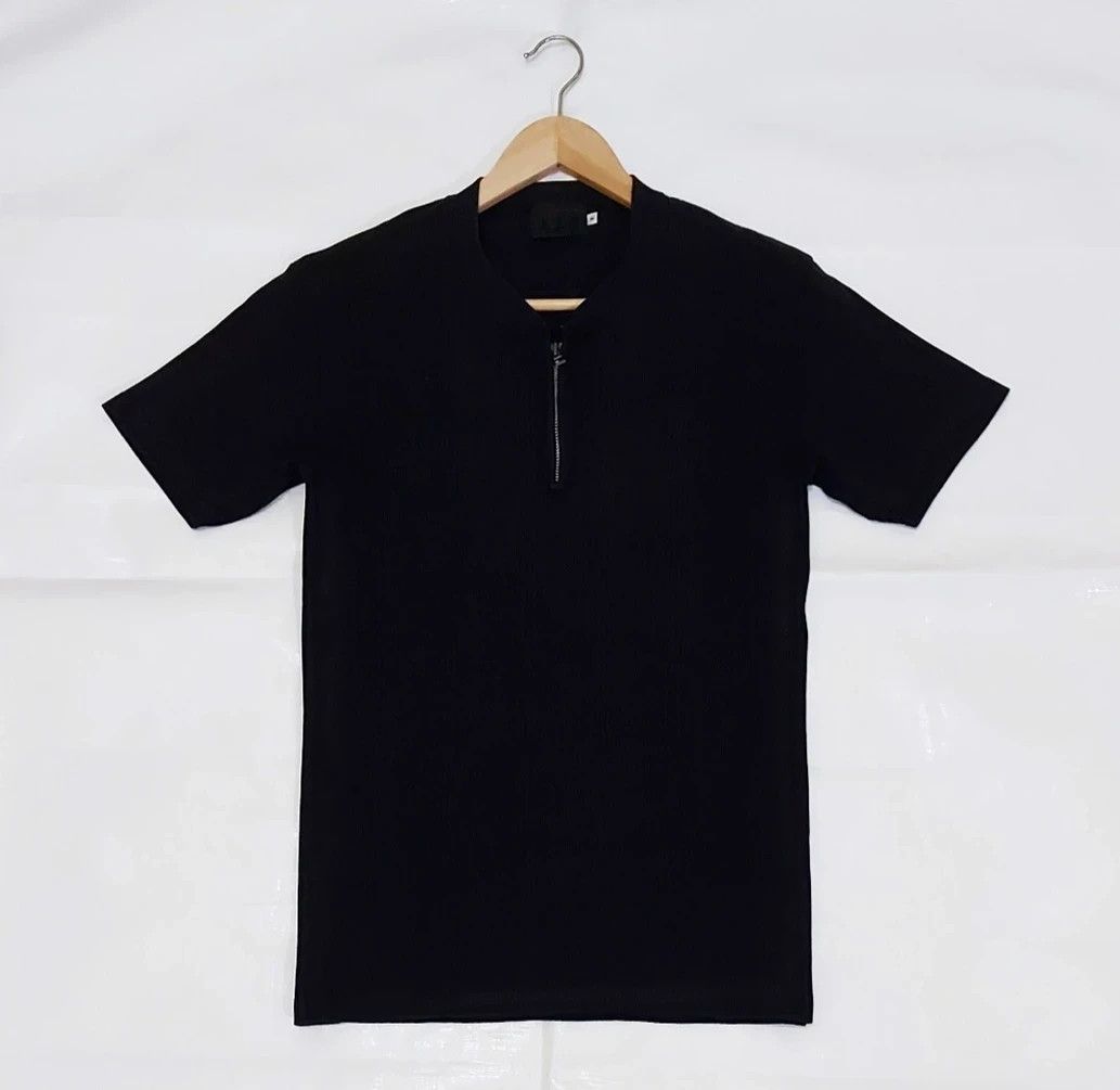 Vintage 90s Yohji Yamamoto Durban AAR Half Zip Polo Shirt - Polos