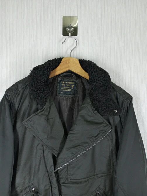 Kiminori Morishita Uniqlo Double Collar Punker Biker Jacket Size US L / EU 52-54 / 3 - 3 Thumbnail