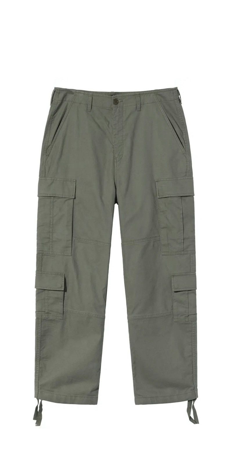 image of Stussy Surplus Cargo Pants - Size 34 in Olive, Men's