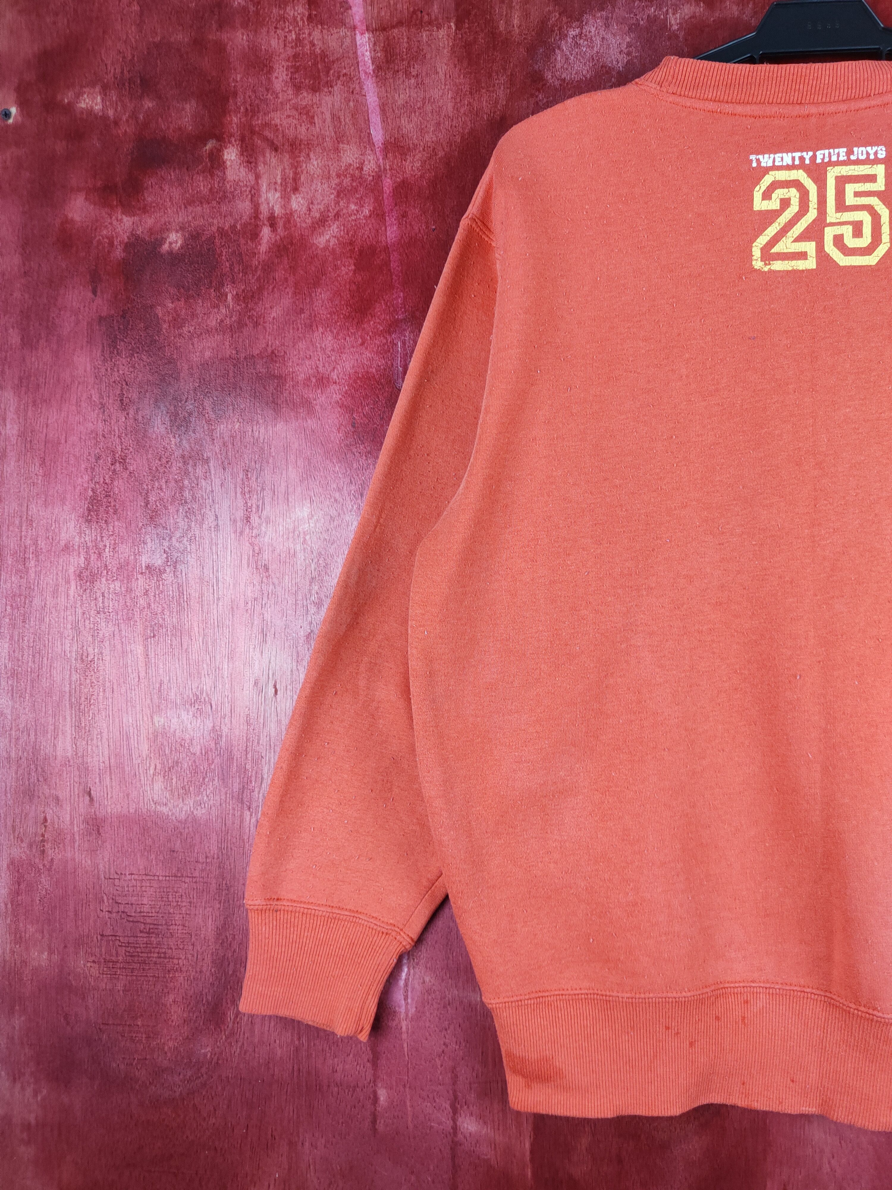 Japanese Brand Harvey Ball-Smiley Face Orange Sweatshirt #302B Size L / US 10 / IT 46 - 10 Thumbnail
