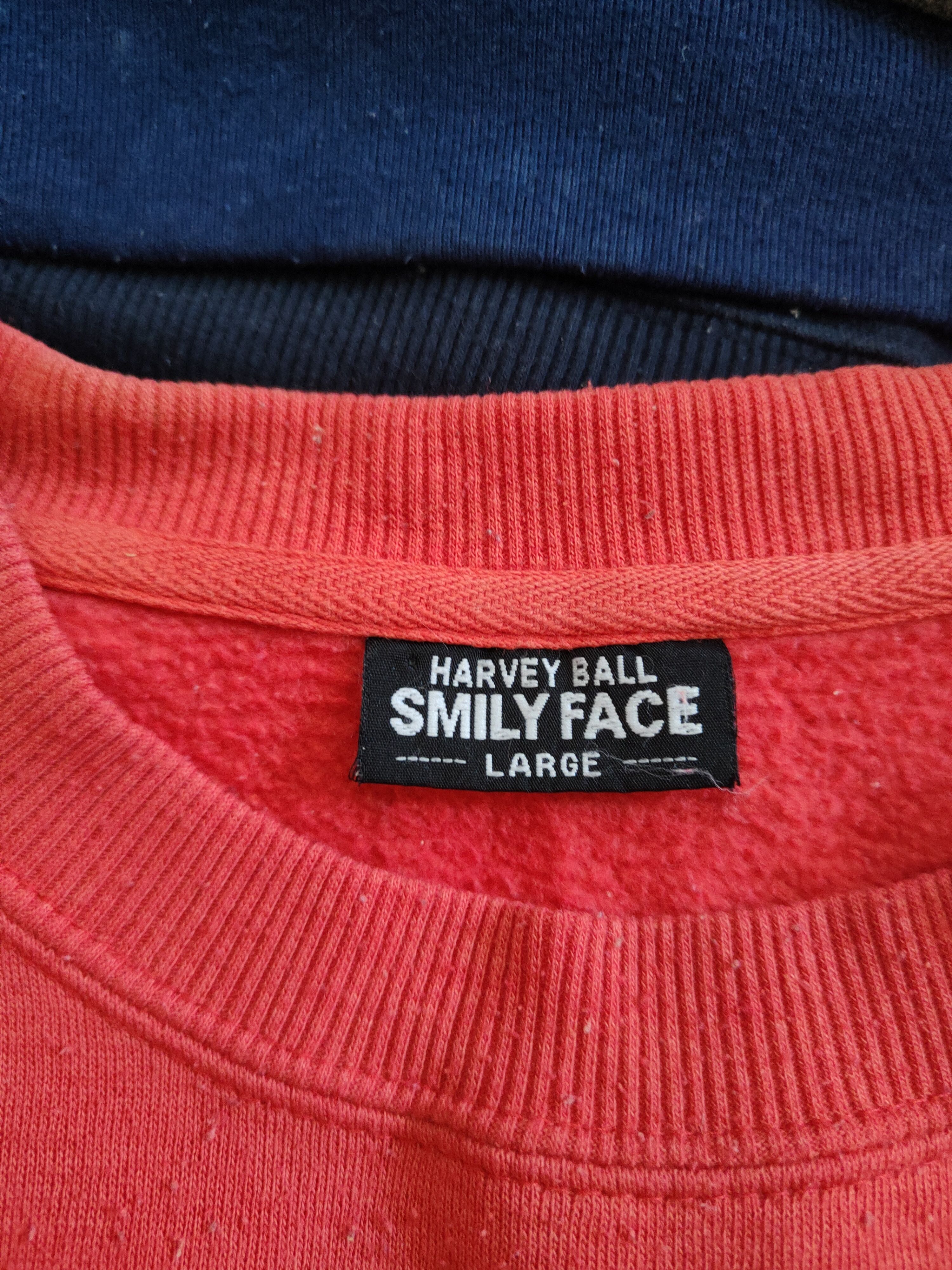 Japanese Brand Harvey Ball-Smiley Face Orange Sweatshirt #302B Size L / US 10 / IT 46 - 13 Thumbnail